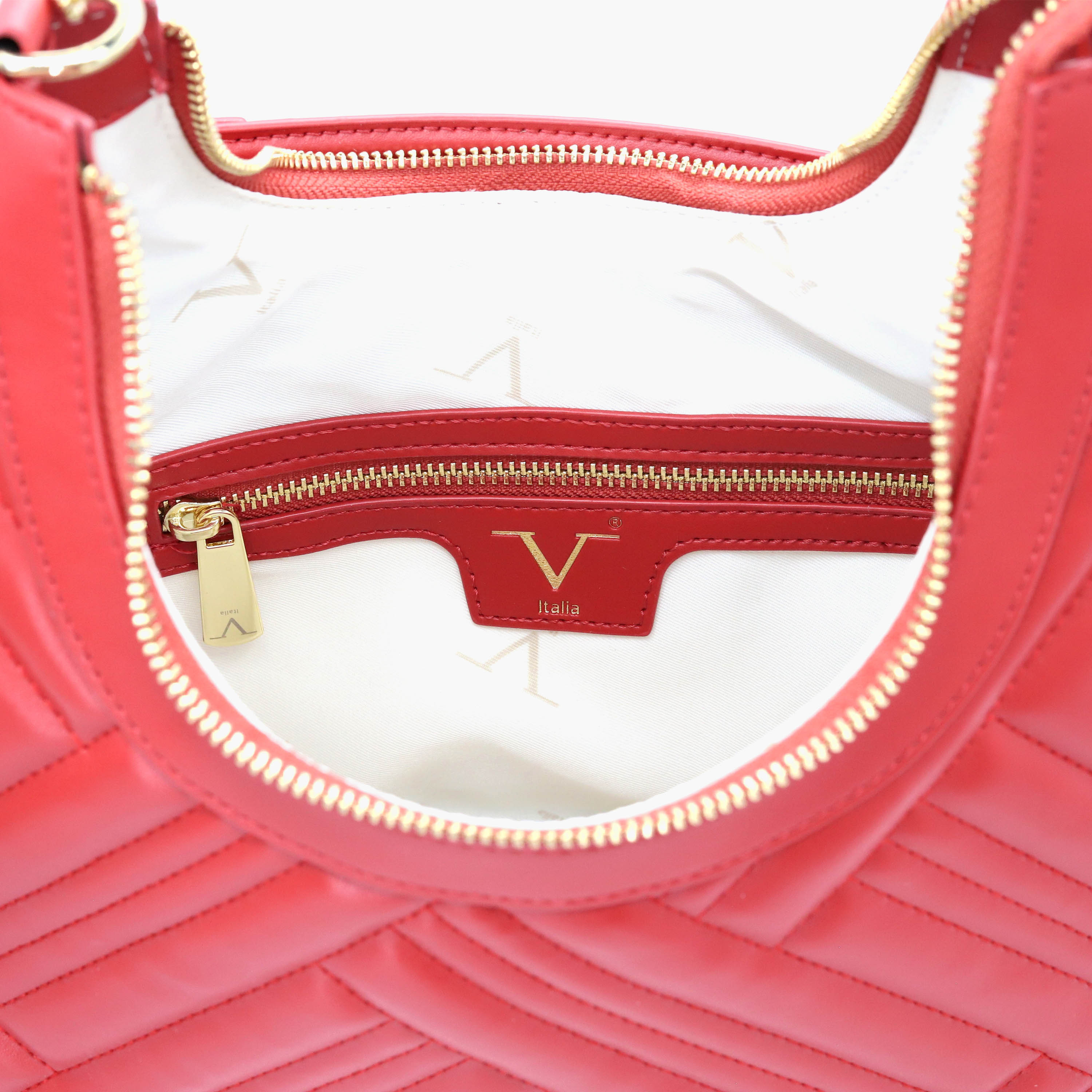 شنطة كتف مبطنة بمقبض سلسلة وسحّاب إغلاق من في إيطاليا-women-bagsandwallets-handbags-image-39
