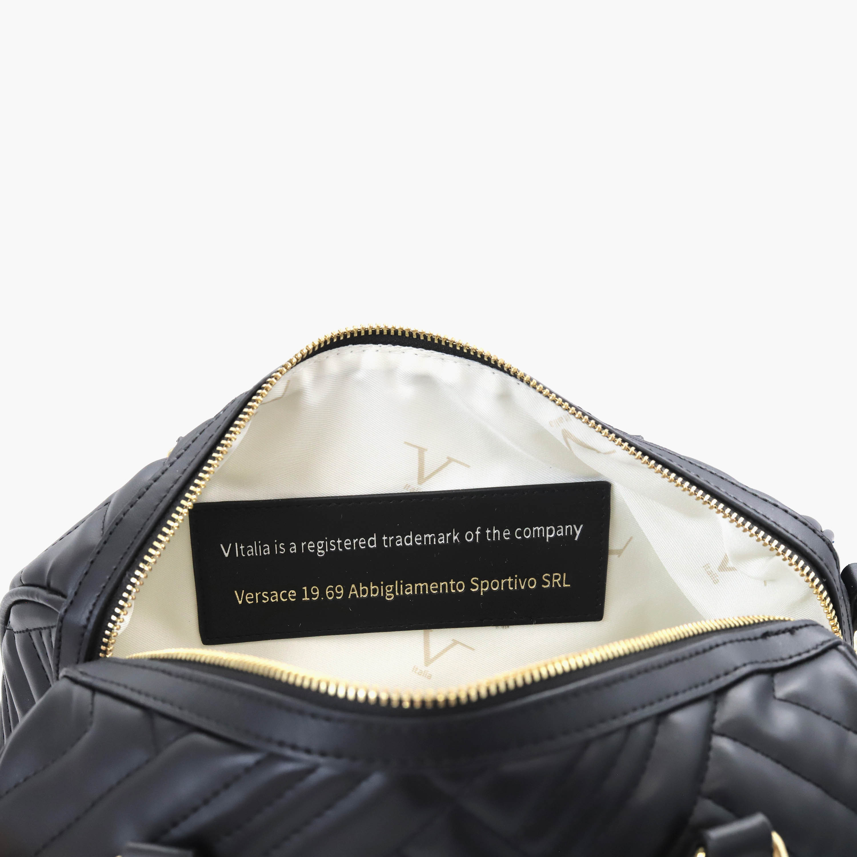 V Italia Quilted Tote Bag with Detachable Strap and Zip Closure-women-bagsandwallets-handbags-image-8