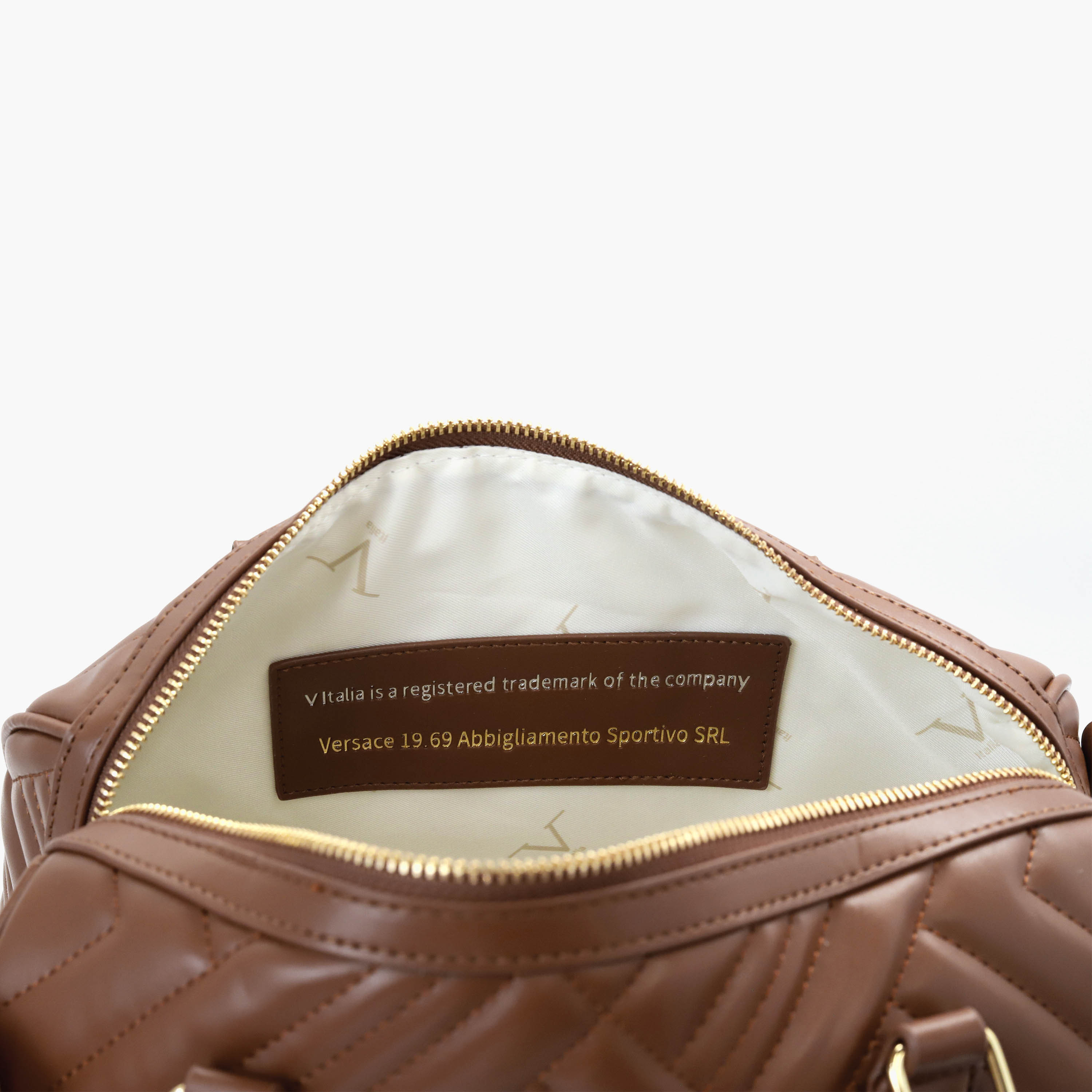 V Italia Quilted Tote Bag with Detachable Strap and Zip Closure-women-bagsandwallets-handbags-image-7