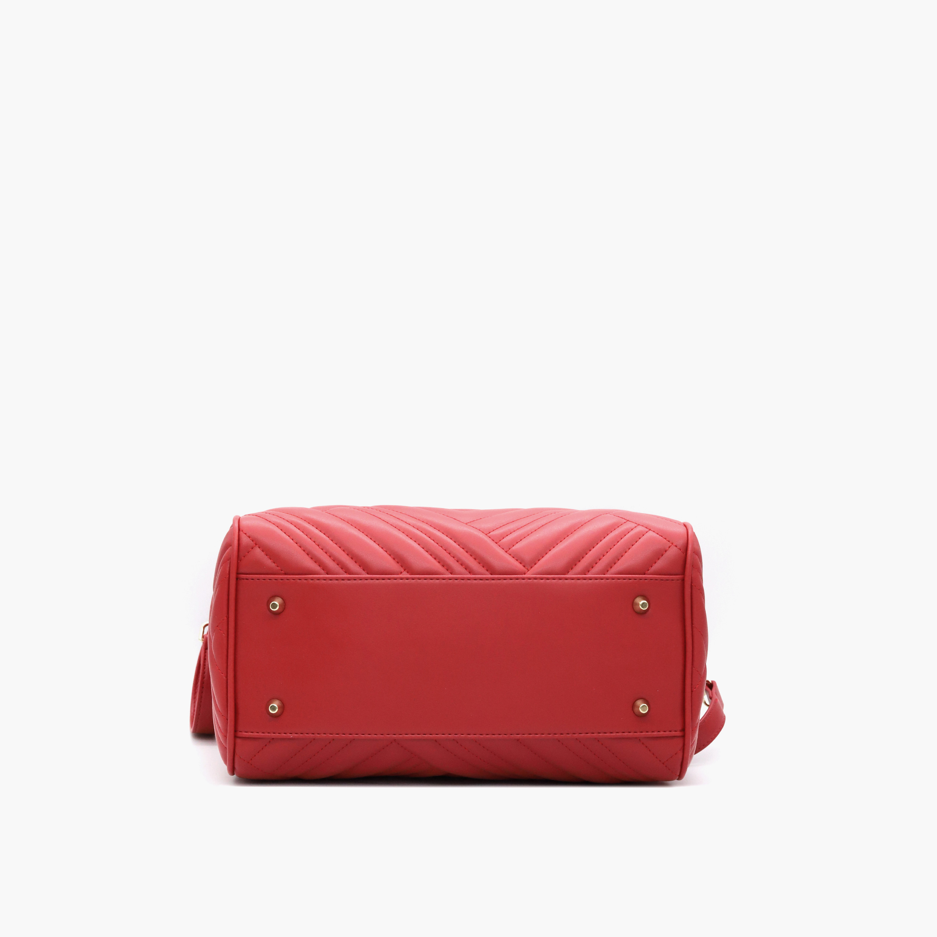 V Italia Quilted Tote Bag with Detachable Strap and Zip Closure-women-bagsandwallets-handbags-image-37