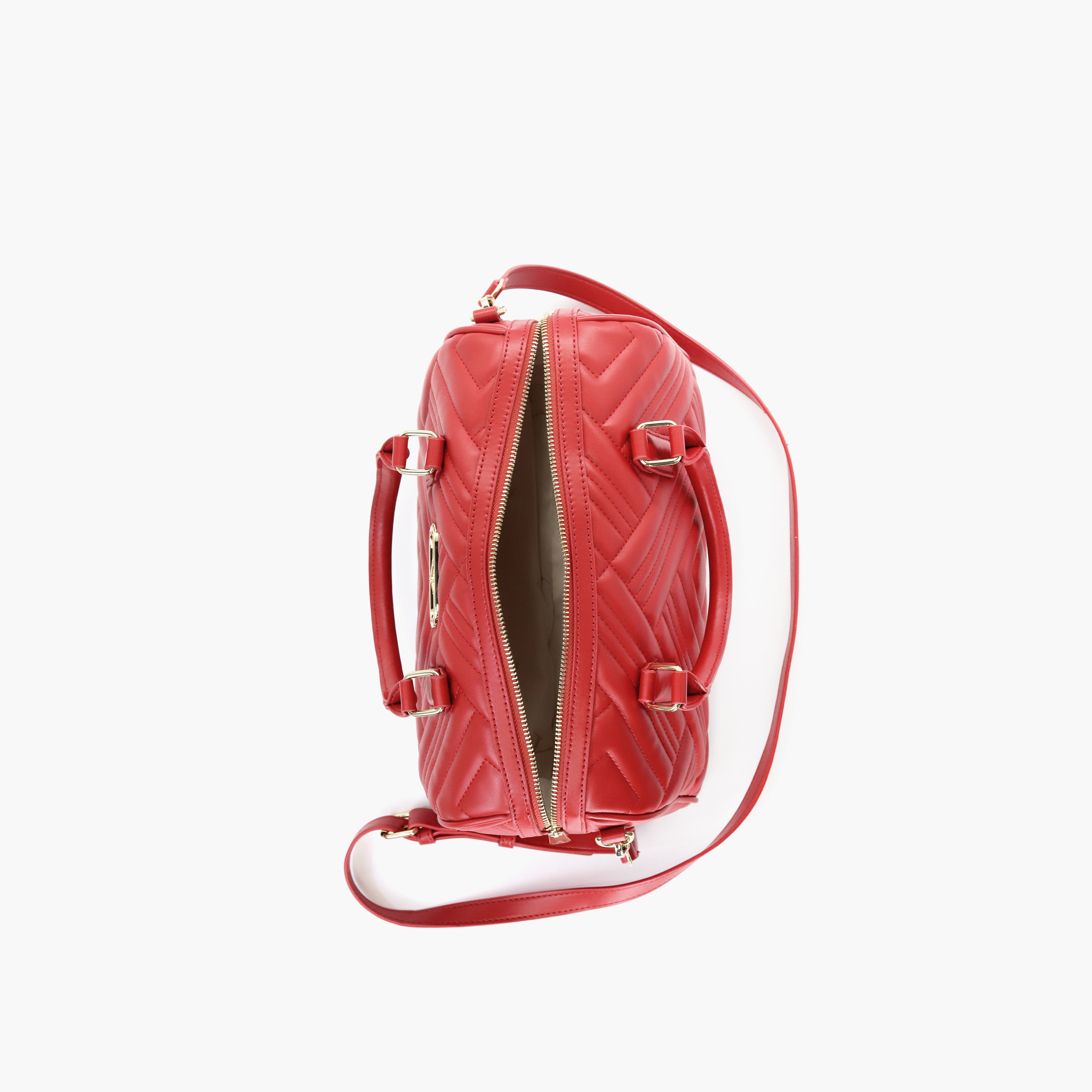 V Italia Quilted Tote Bag with Detachable Strap and Zip Closure-women-bagsandwallets-handbags-image-38