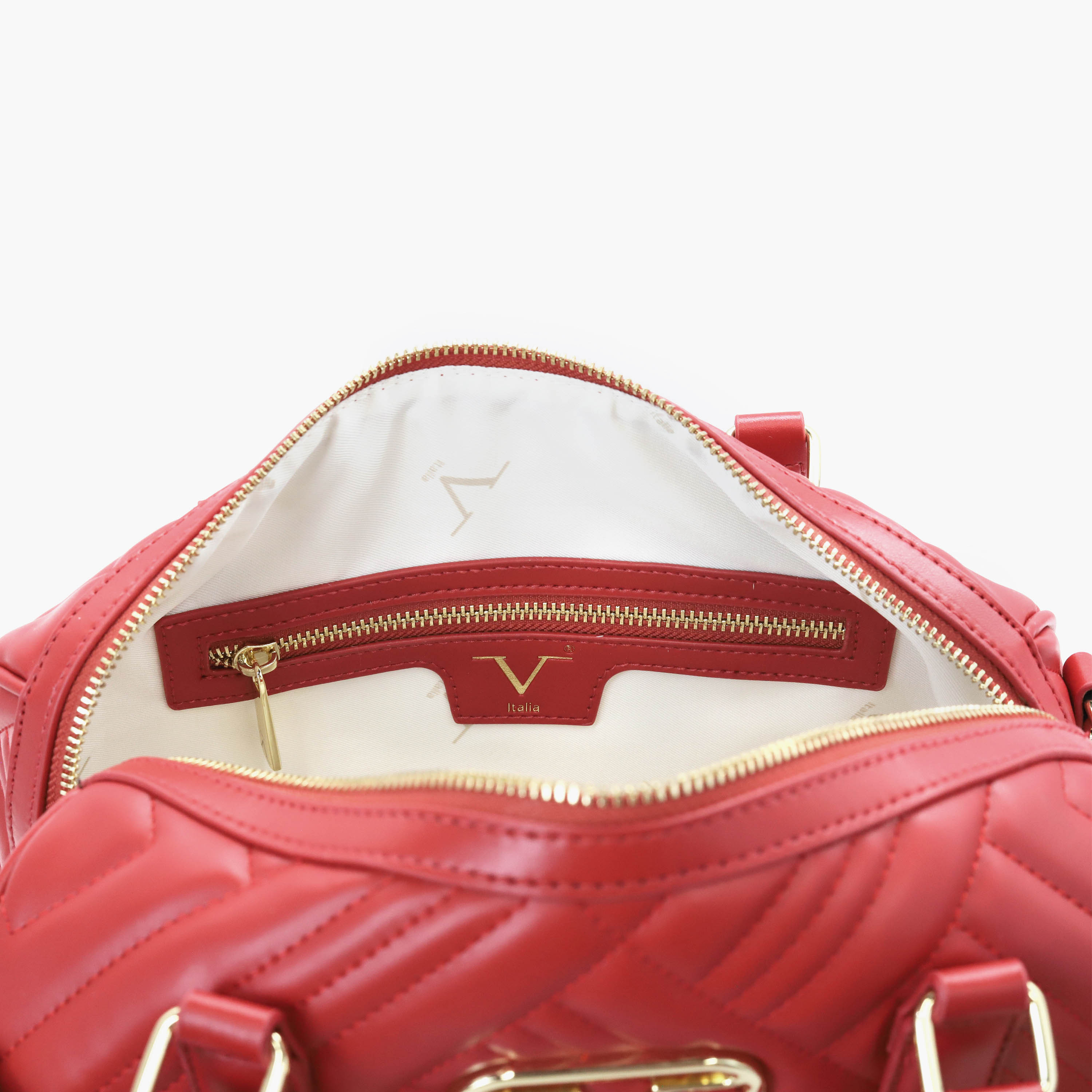 V Italia Quilted Tote Bag with Detachable Strap and Zip Closure-women-bagsandwallets-handbags-image-40