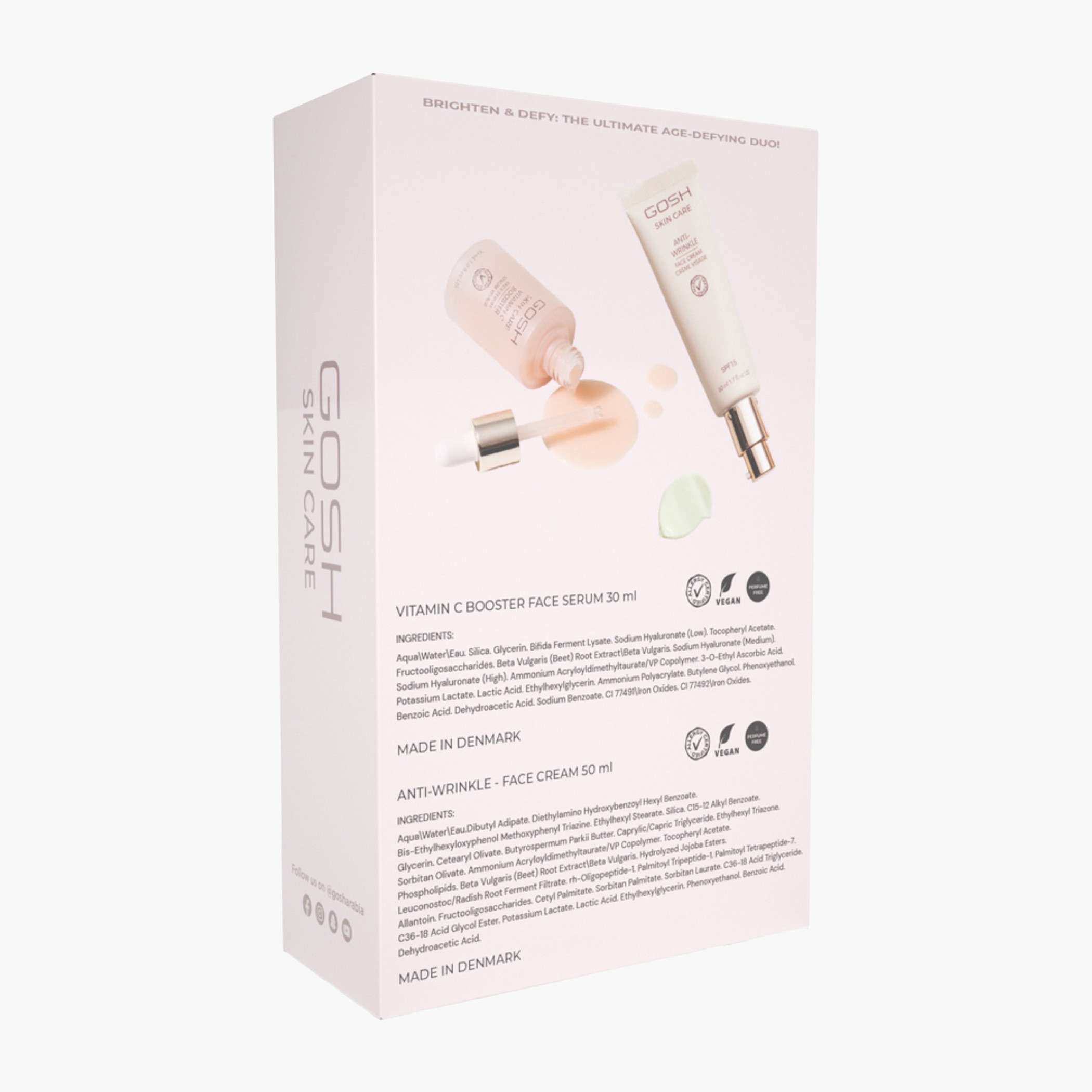 Gosh Vitamin C Glow Serum and Age Defying Face Cream Duo Gift Set-beautyandpersonalcare-giftsets-image-2