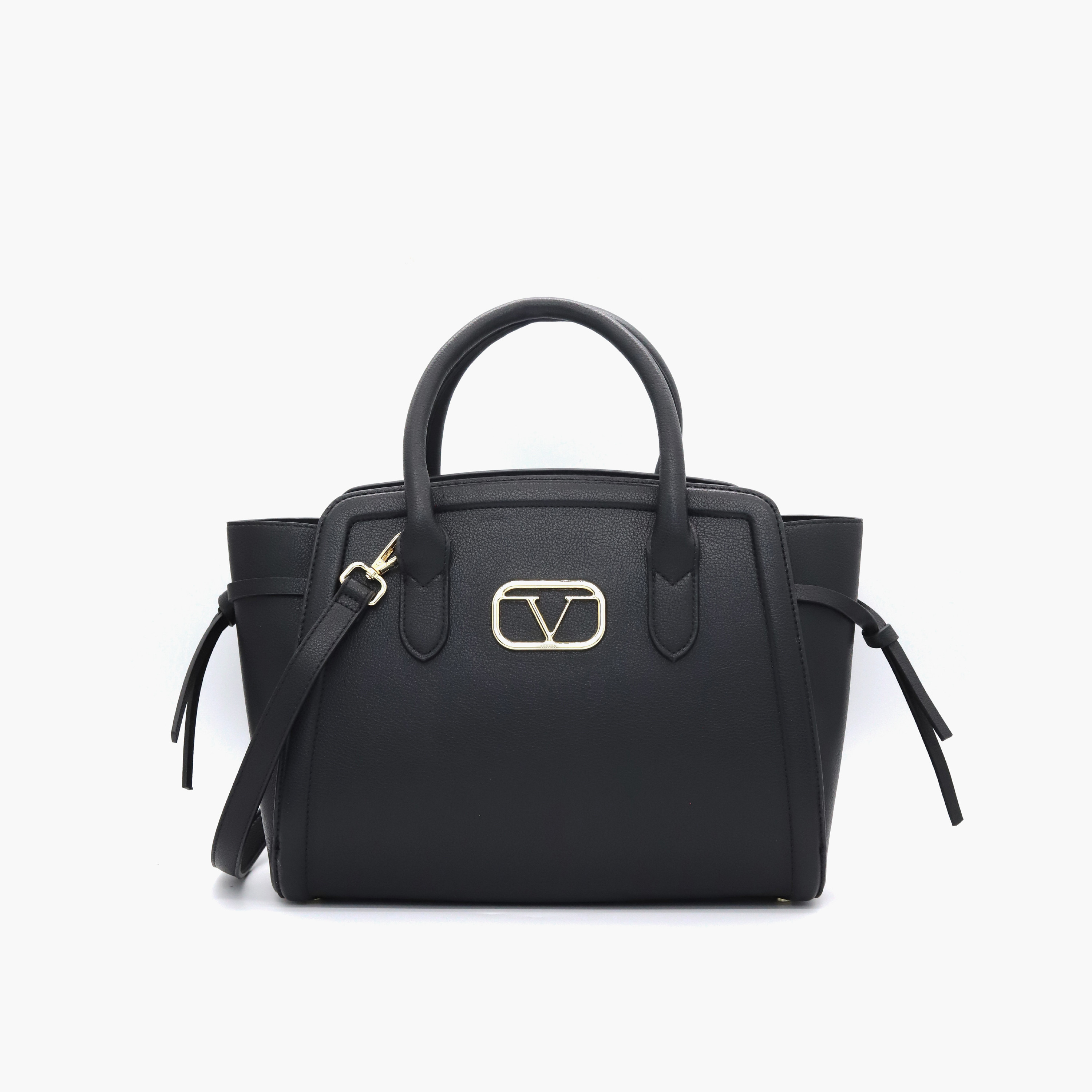 شنطة توتي سادة بحزام قابل للتعديل من في إيتاليا-women-bagsandwallets-handbags-image-1