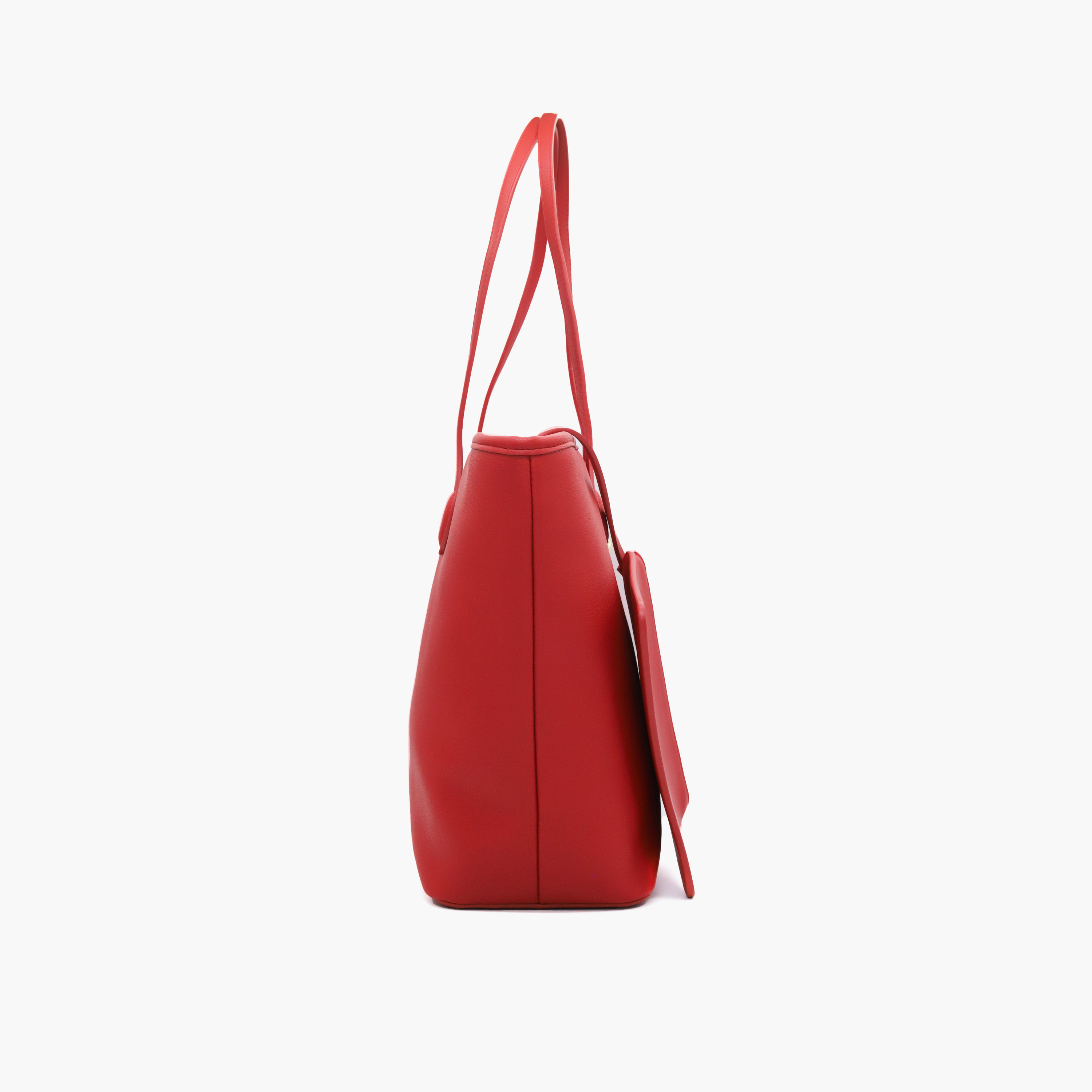 V Italia Solid Tote Bag with Double Handle and Pouch-women-bagsandwallets-handbags-image-11