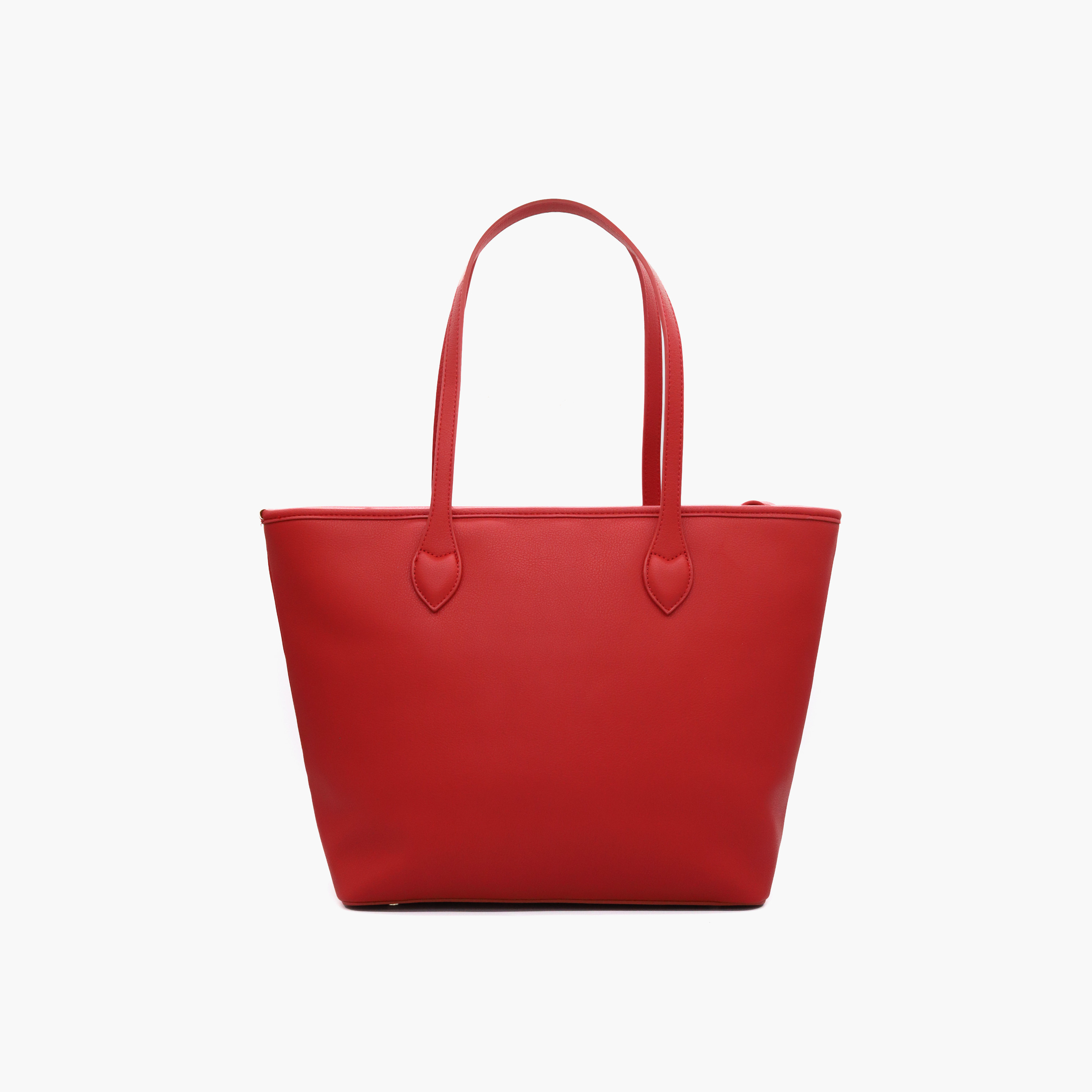 V Italia Solid Tote Bag with Double Handle and Pouch-women-bagsandwallets-handbags-image-12
