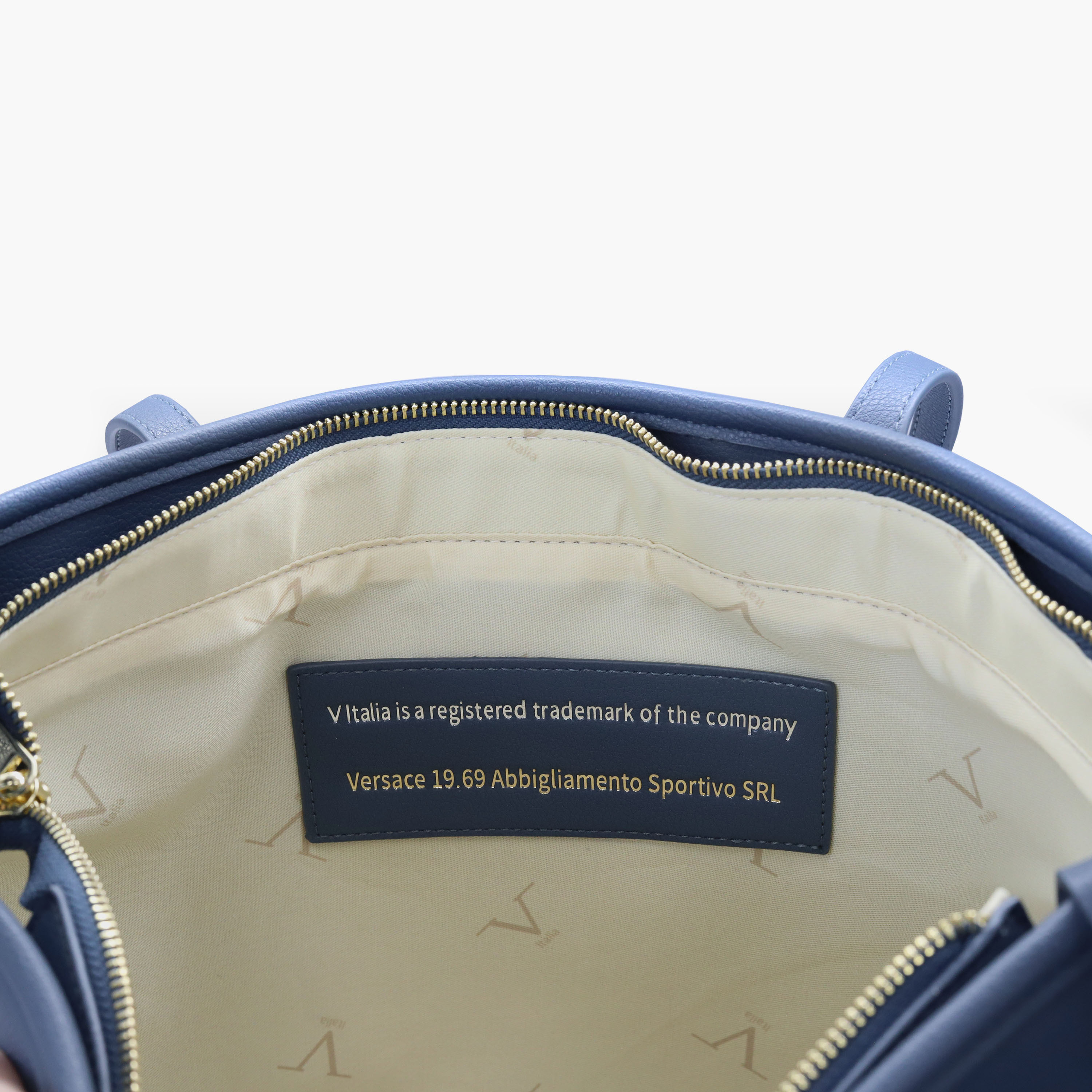 V Italia Solid Tote Bag with Double Handle and Pouch-women-bagsandwallets-handbags-image-31