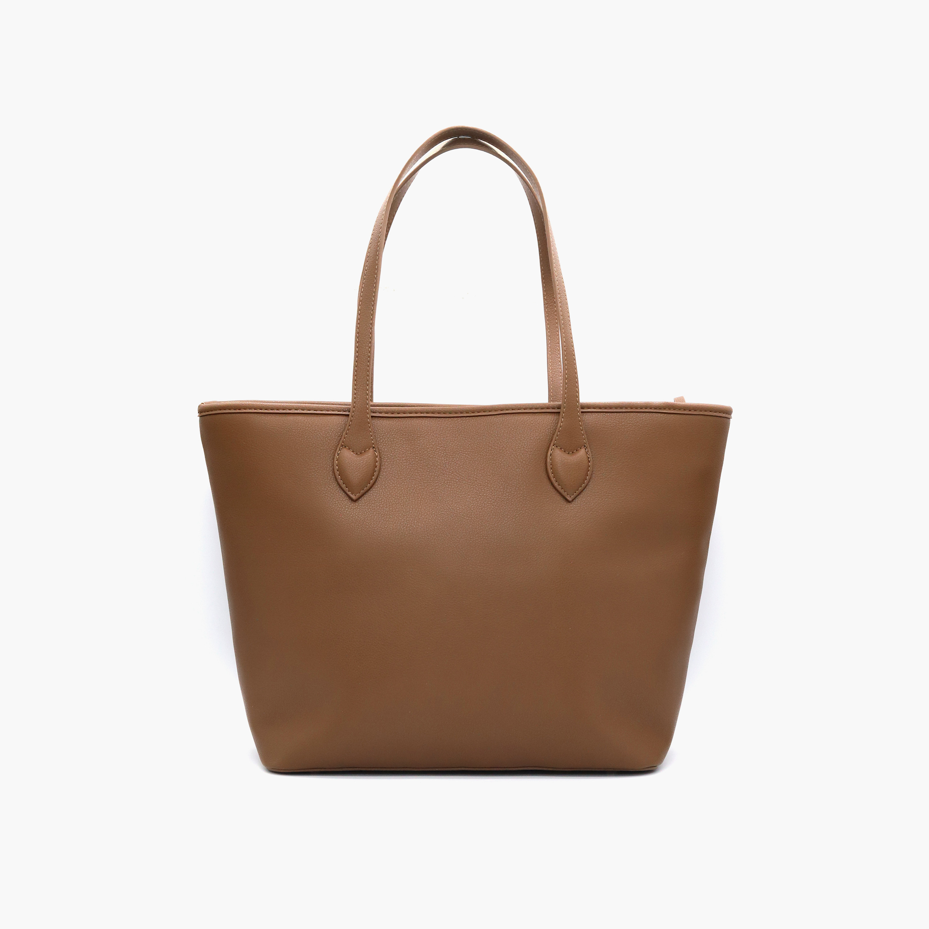 V Italia Solid Tote Bag with Double Handle and Pouch-women-bagsandwallets-handbags-image-36