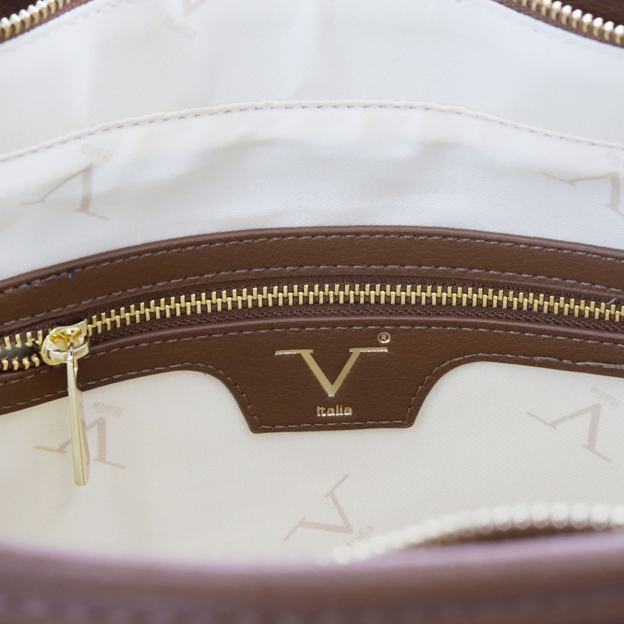 V Italia Solid Tote Bag with Double Handle and Pouch-women-bagsandwallets-handbags-image-41