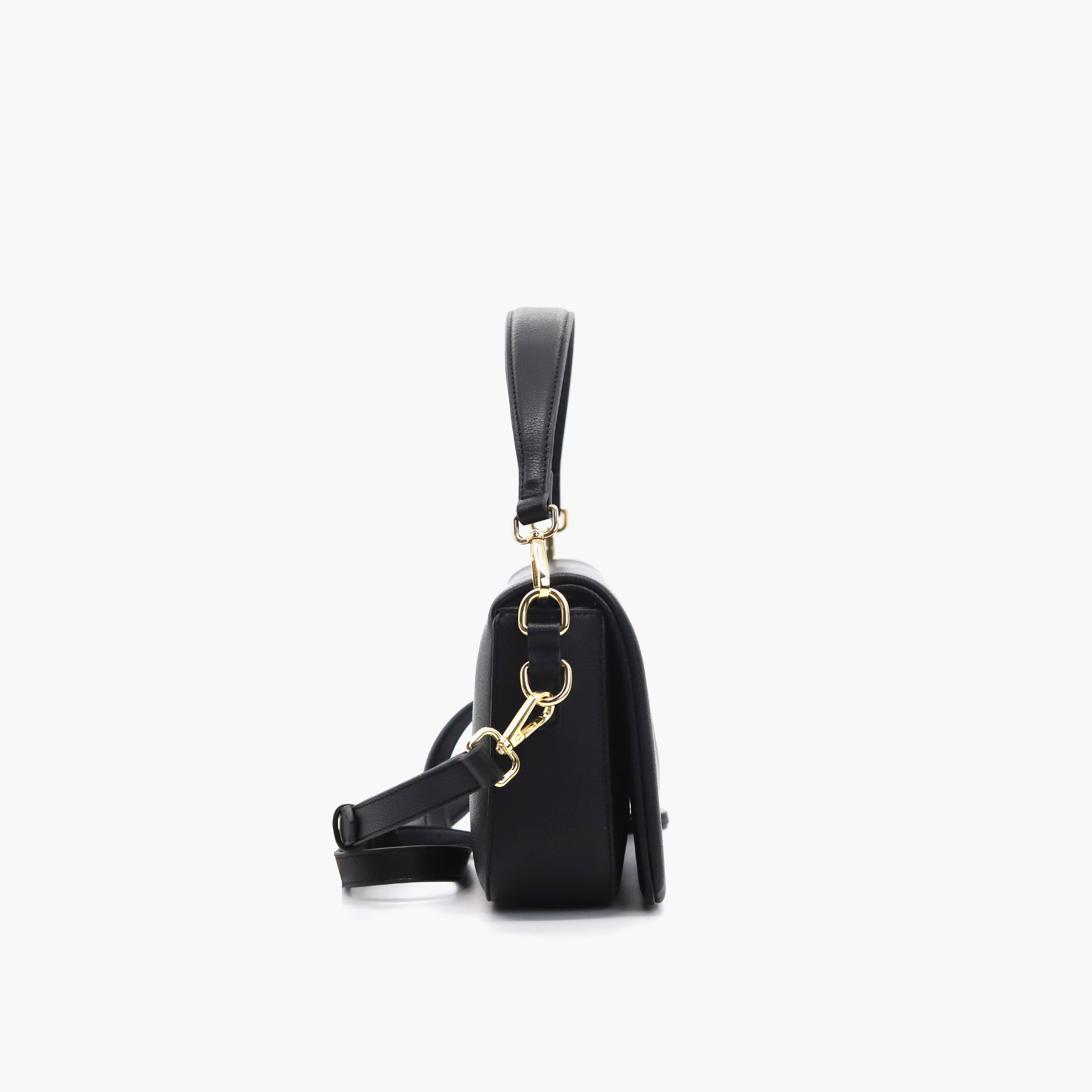 شنطة كروس بودي سادة بحزام قابل للفصل وطيّة إغلاق من في إيتاليا-women-bagsandwallets-handbags-image-3