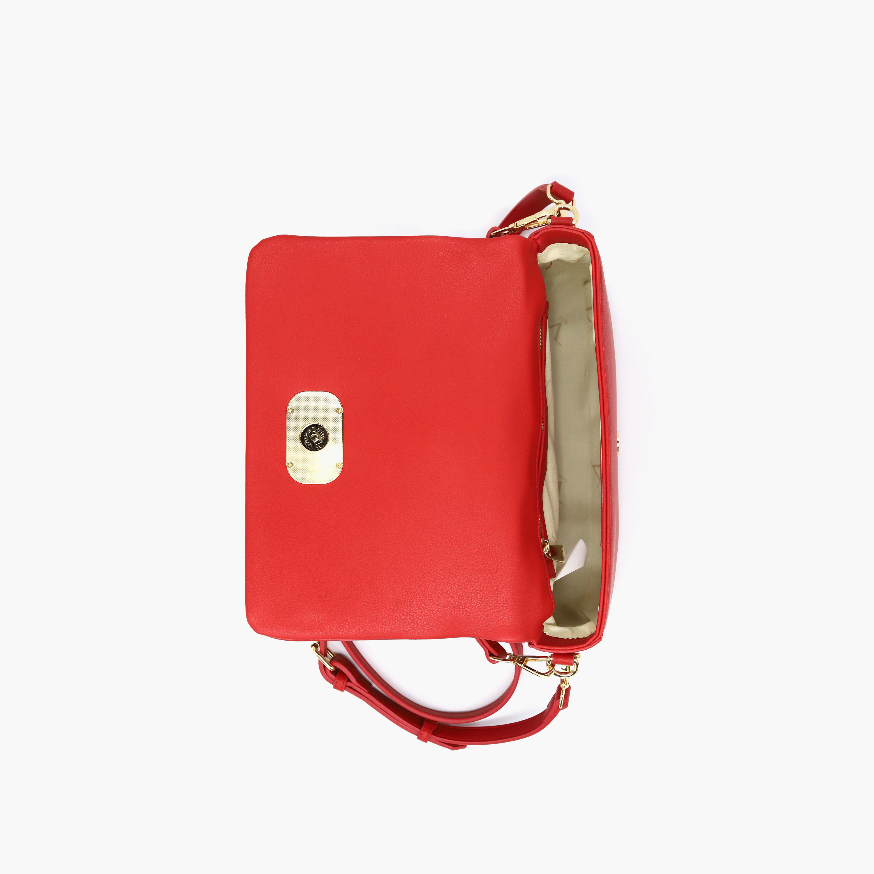 شنطة كروس بودي سادة بحزام قابل للفصل وطيّة إغلاق من في إيتاليا-women-bagsandwallets-handbags-image-14
