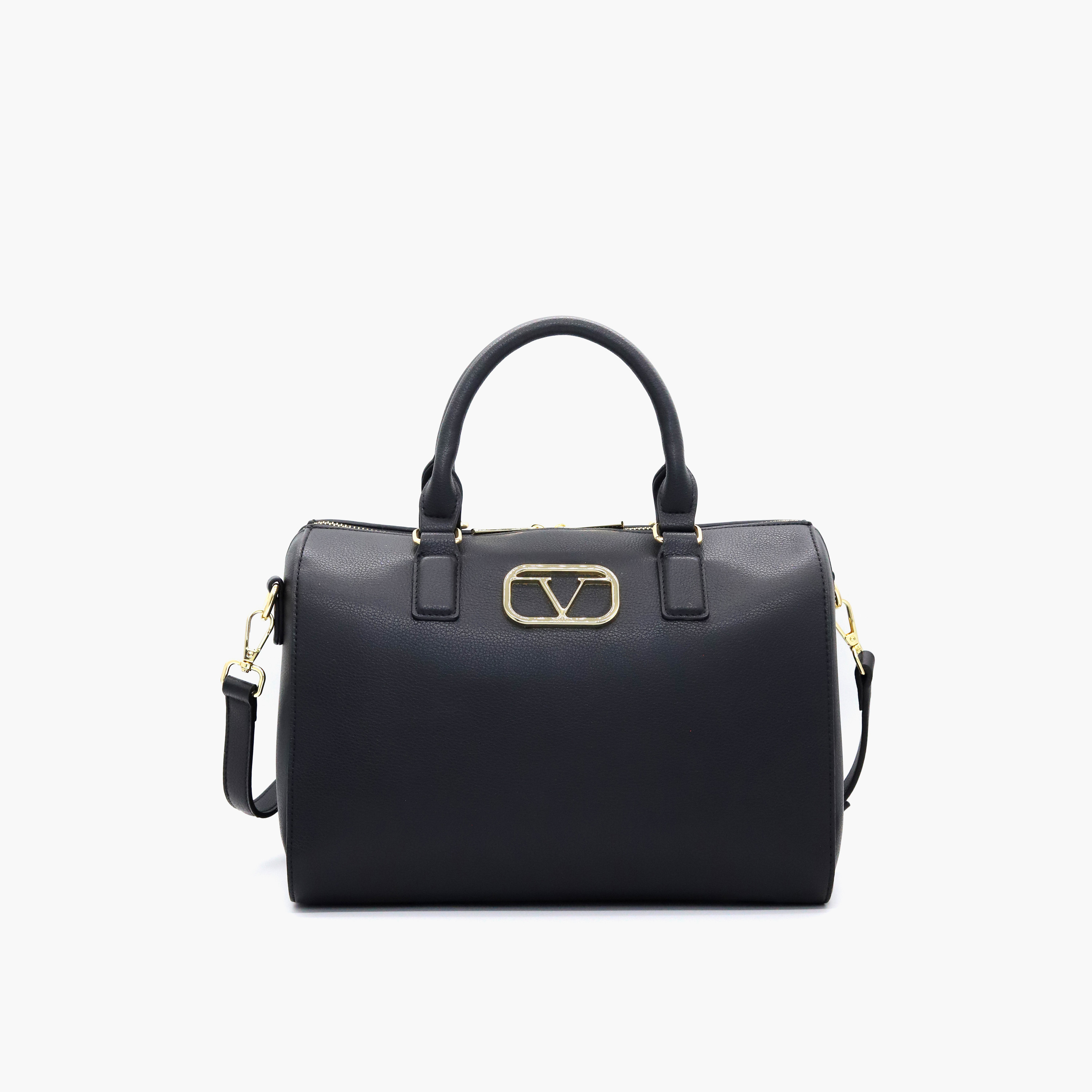 شنطة توتي سادة بحزام قابل للفصل وإغلاق بسحاب من في إيتاليا-women-bagsandwallets-handbags-image-1