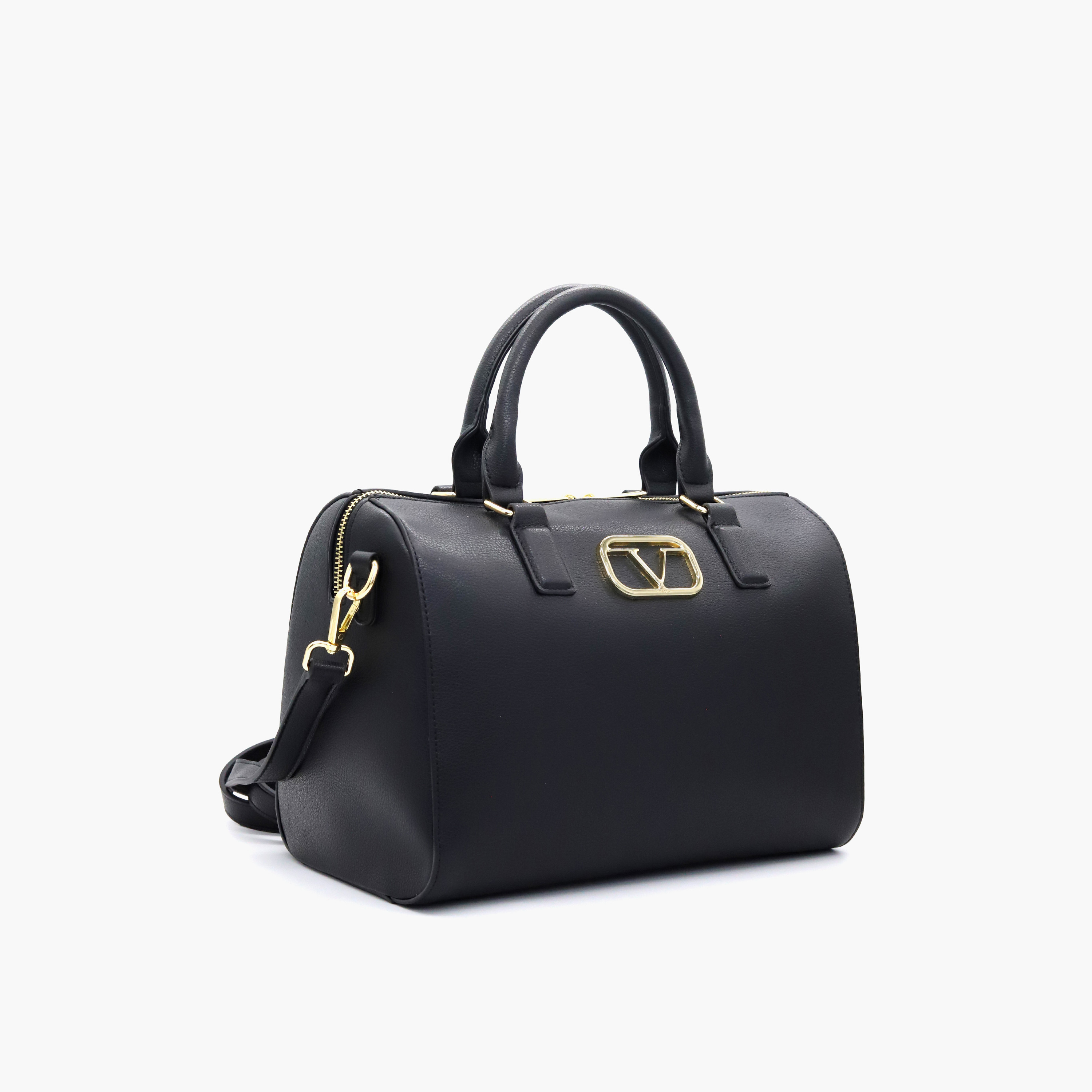 شنطة توتي سادة بحزام قابل للفصل وإغلاق بسحاب من في إيتاليا-women-bagsandwallets-handbags-image-2