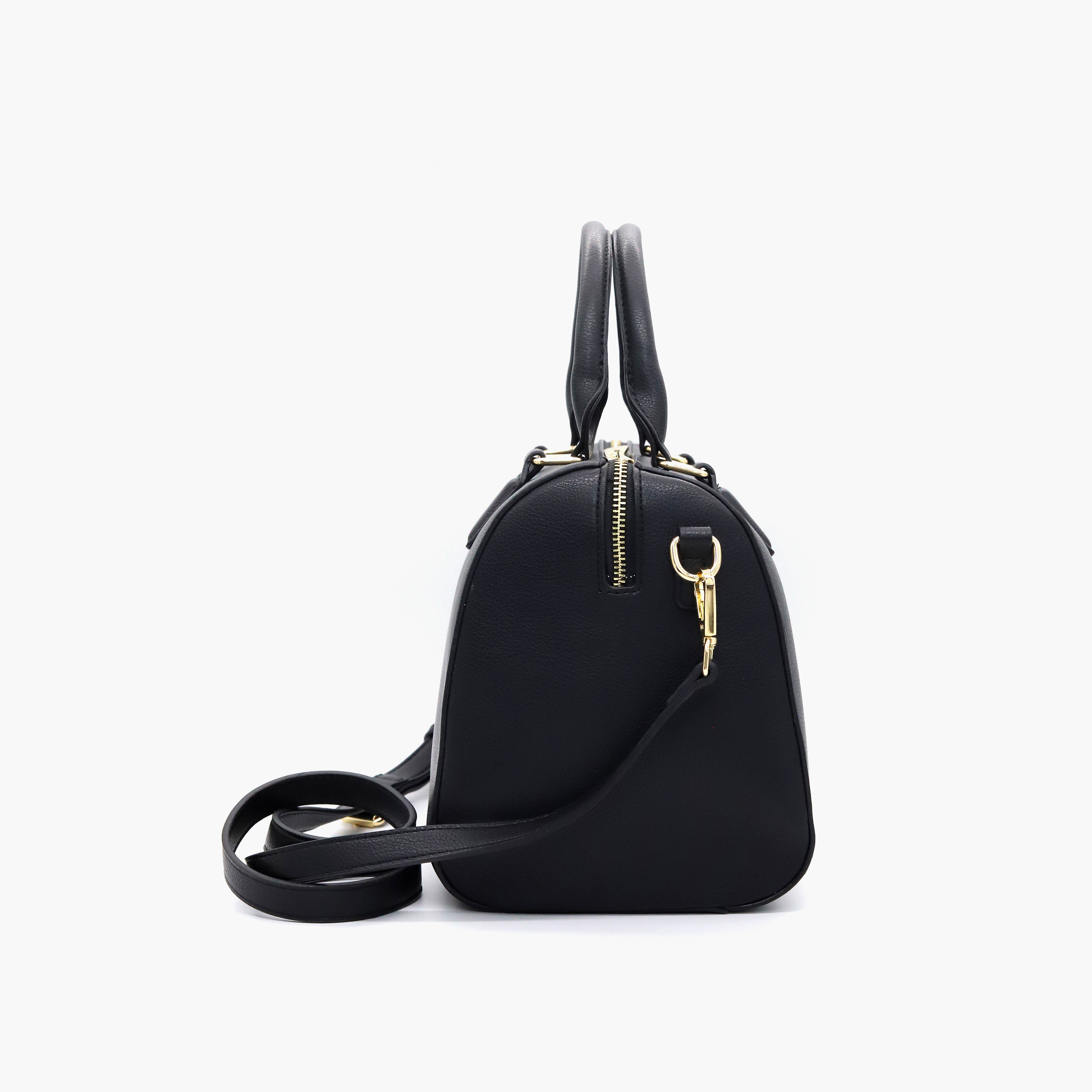 شنطة توتي سادة بحزام قابل للفصل وإغلاق بسحاب من في إيتاليا-women-bagsandwallets-handbags-image-3