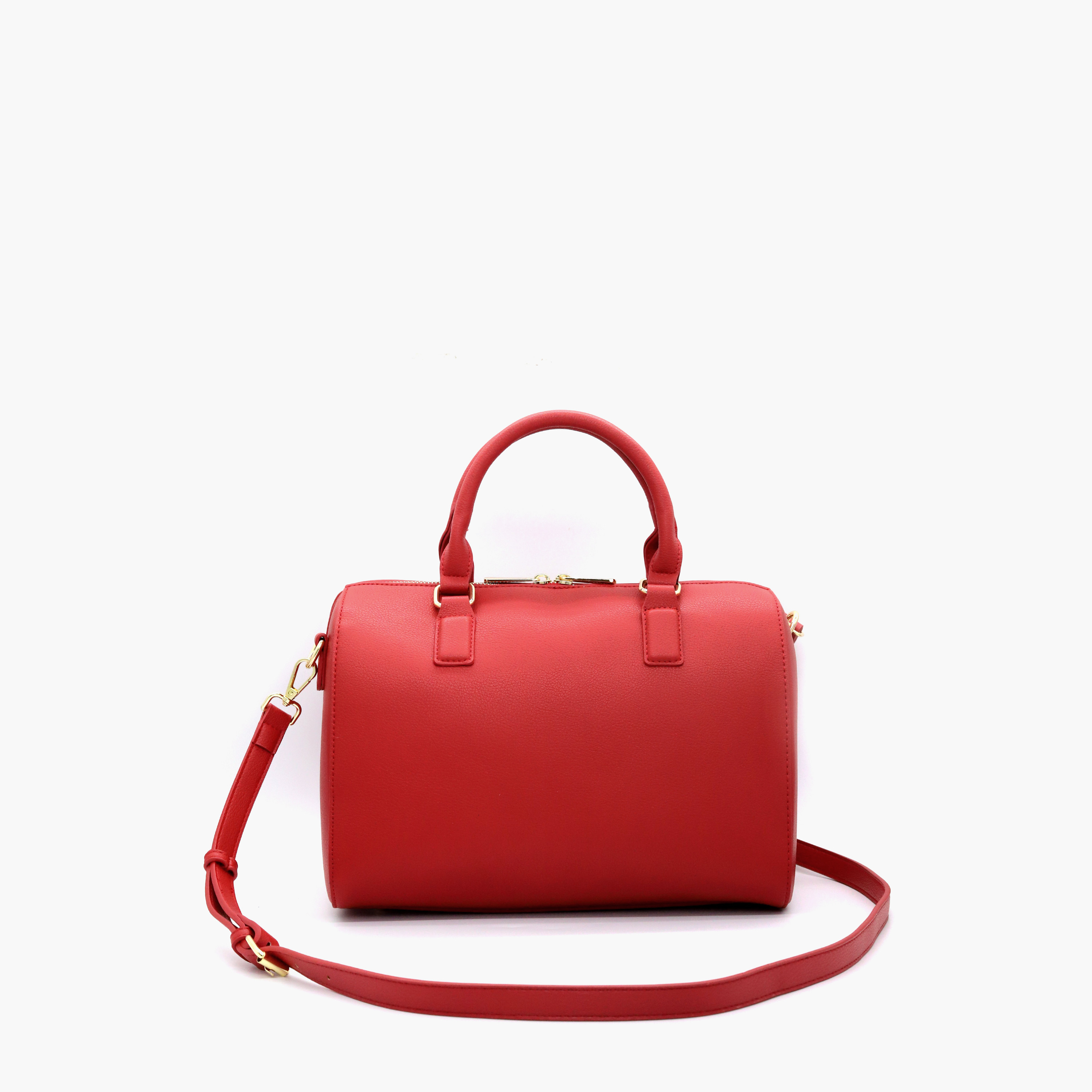 V Italia Solid Tote Bag with Detachable Strap and Zip Closure-women-bagsandwallets-handbags-image-4