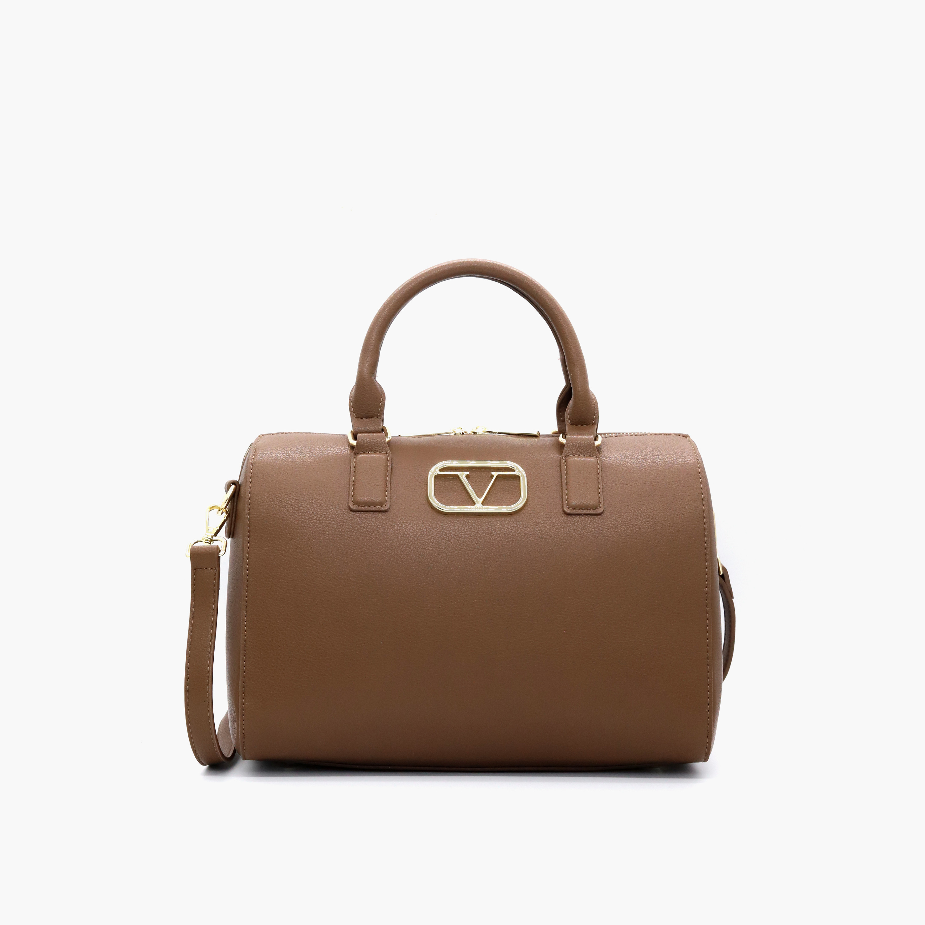 شنطة توتي سادة بحزام قابل للفصل وإغلاق بسحاب من في إيتاليا-women-bagsandwallets-handbags-image-33