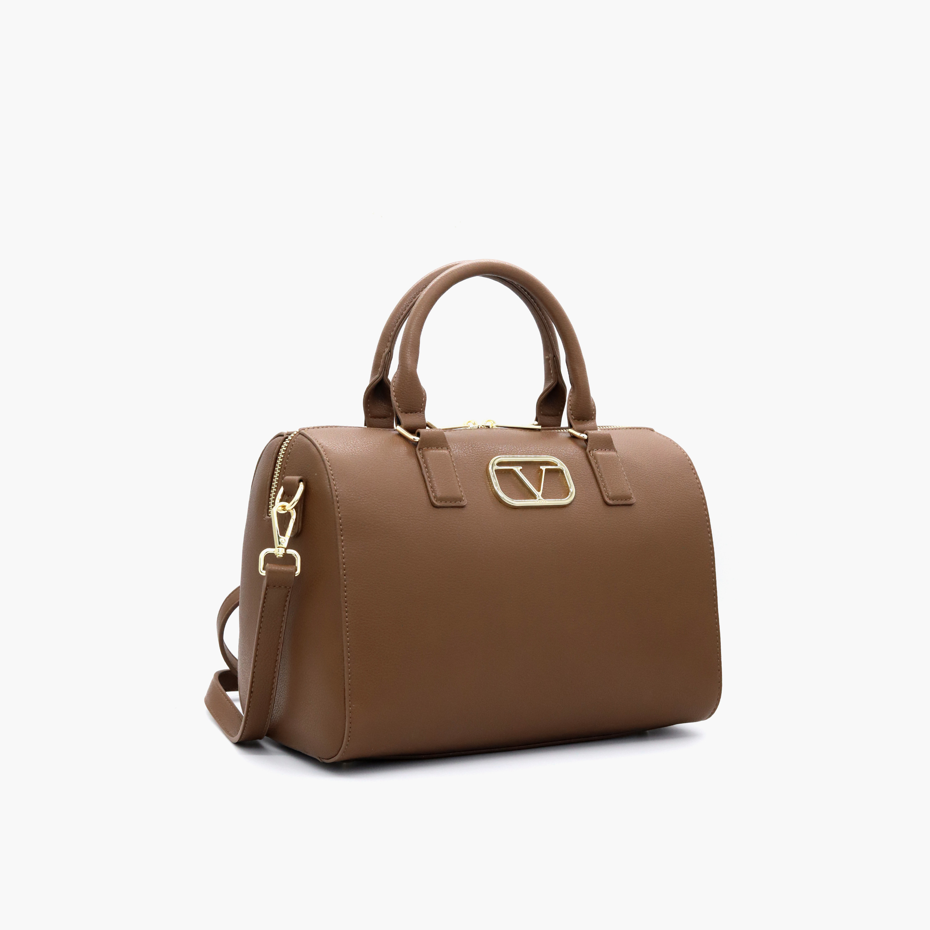 شنطة توتي سادة بحزام قابل للفصل وإغلاق بسحاب من في إيتاليا-women-bagsandwallets-handbags-image-34