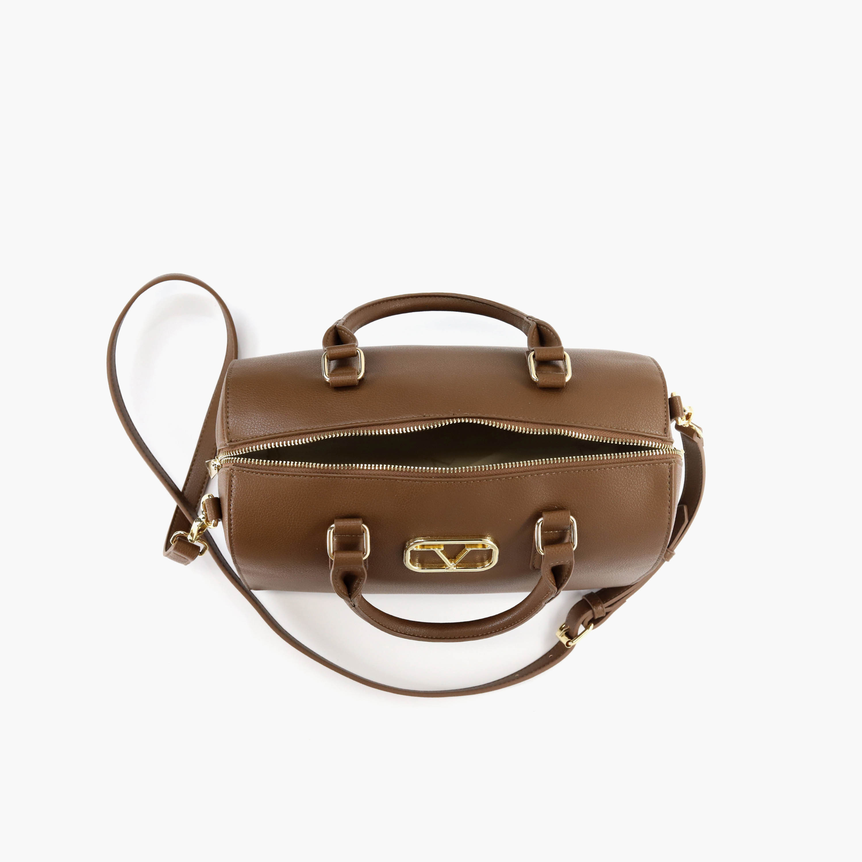 شنطة توتي سادة بحزام قابل للفصل وإغلاق بسحاب من في إيتاليا-women-bagsandwallets-handbags-image-38