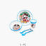 Disney Mickey Mouse Print 5-Piece Dinner Set-baby-feeding-mealtimeessentials-image-1