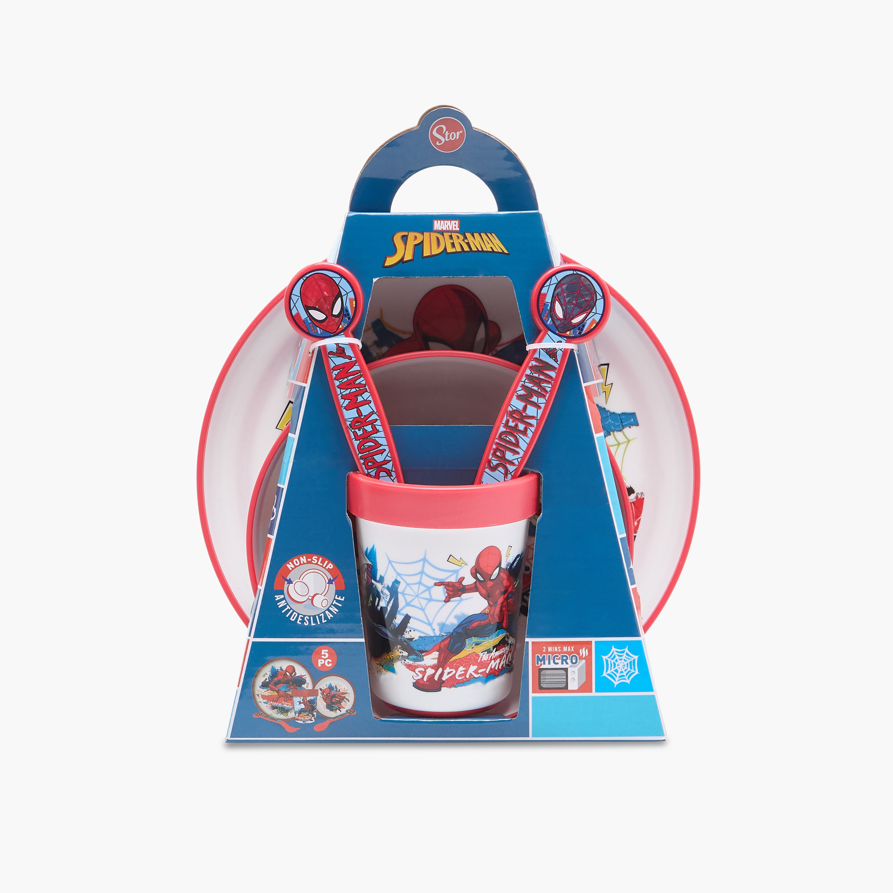 Spider-Man Print 5-Piece Dinner Set-baby-feeding-mealtimeessentials-image-10