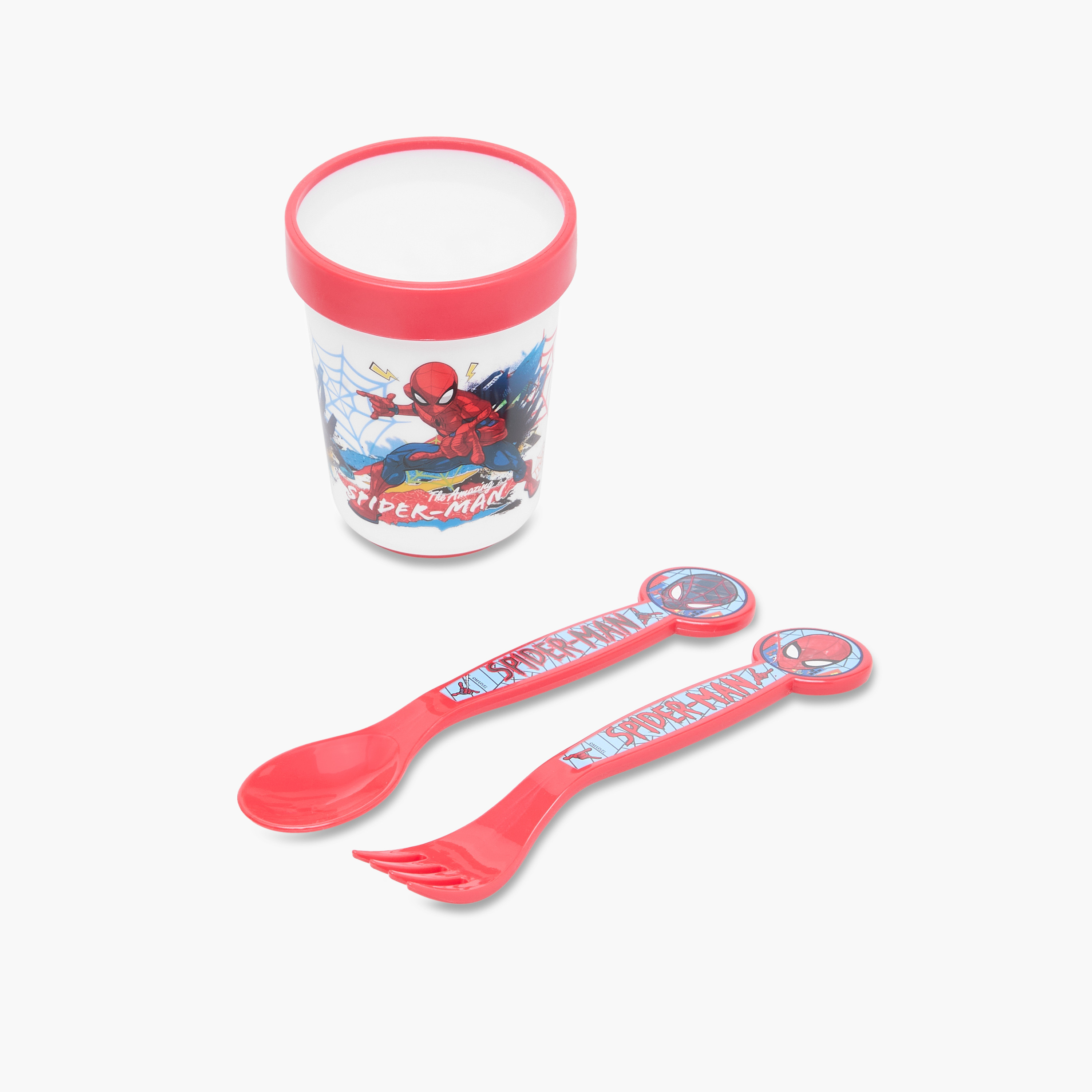 Spider-Man Print 5-Piece Dinner Set-baby-feeding-mealtimeessentials-image-8