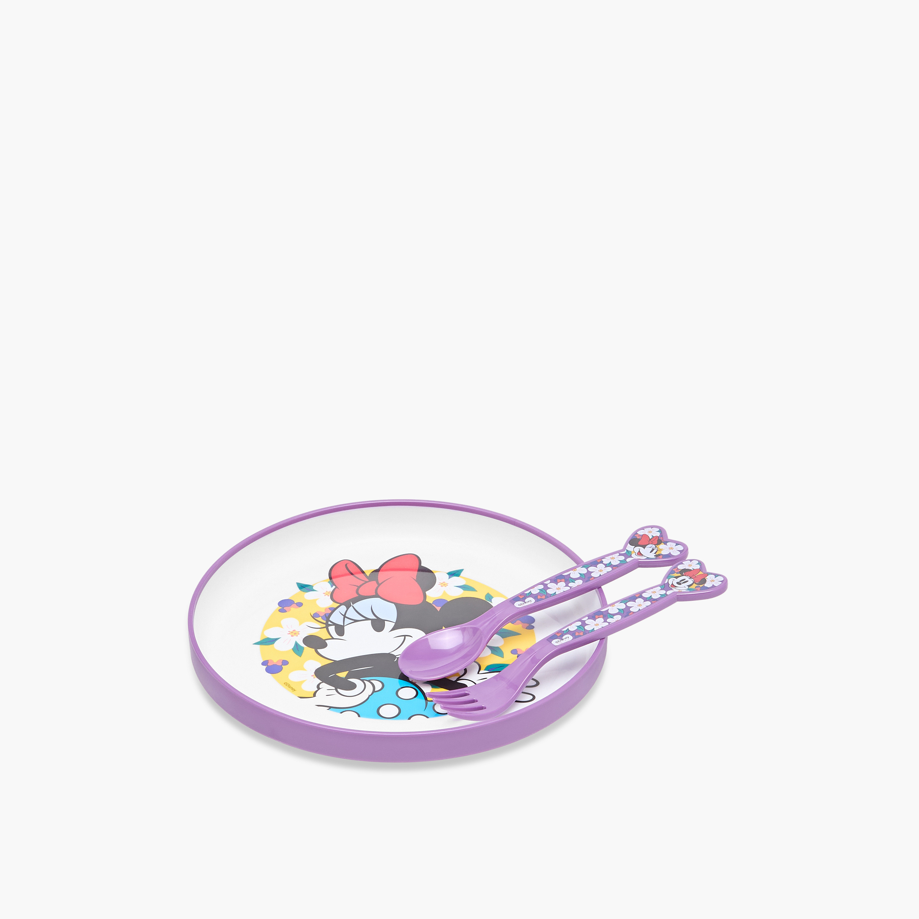 Disney Minnie Mouse Print 5-Piece Dinner Set-baby-feeding-mealtimeessentials-image-2