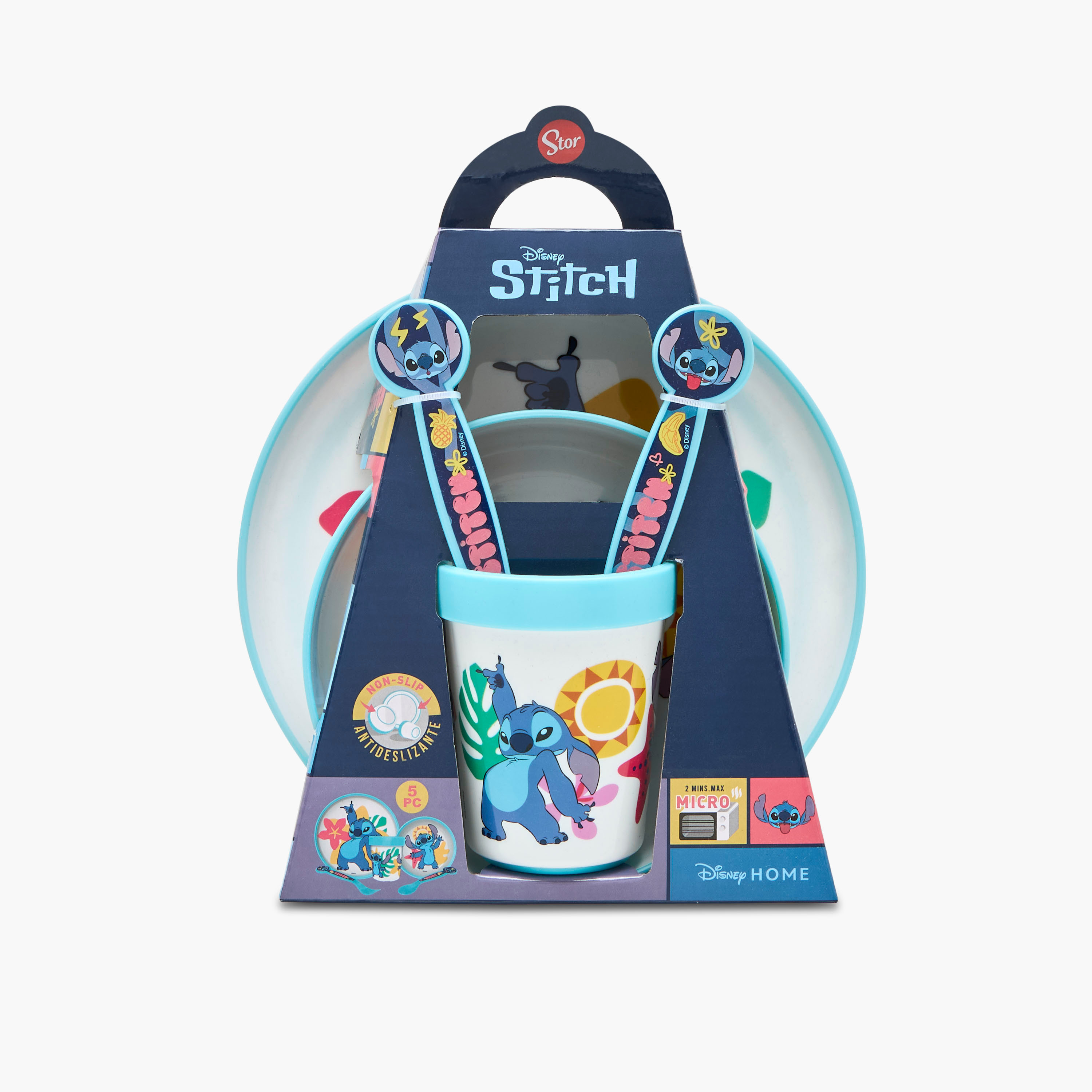 Disney Stitch Print 5-Piece Dinner Set-baby-feeding-mealtimeessentials-image-11