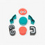 Juniors 4-Piece Spaceman Magnetic Robot Set-toys-buildingblocks-blocks-image-7