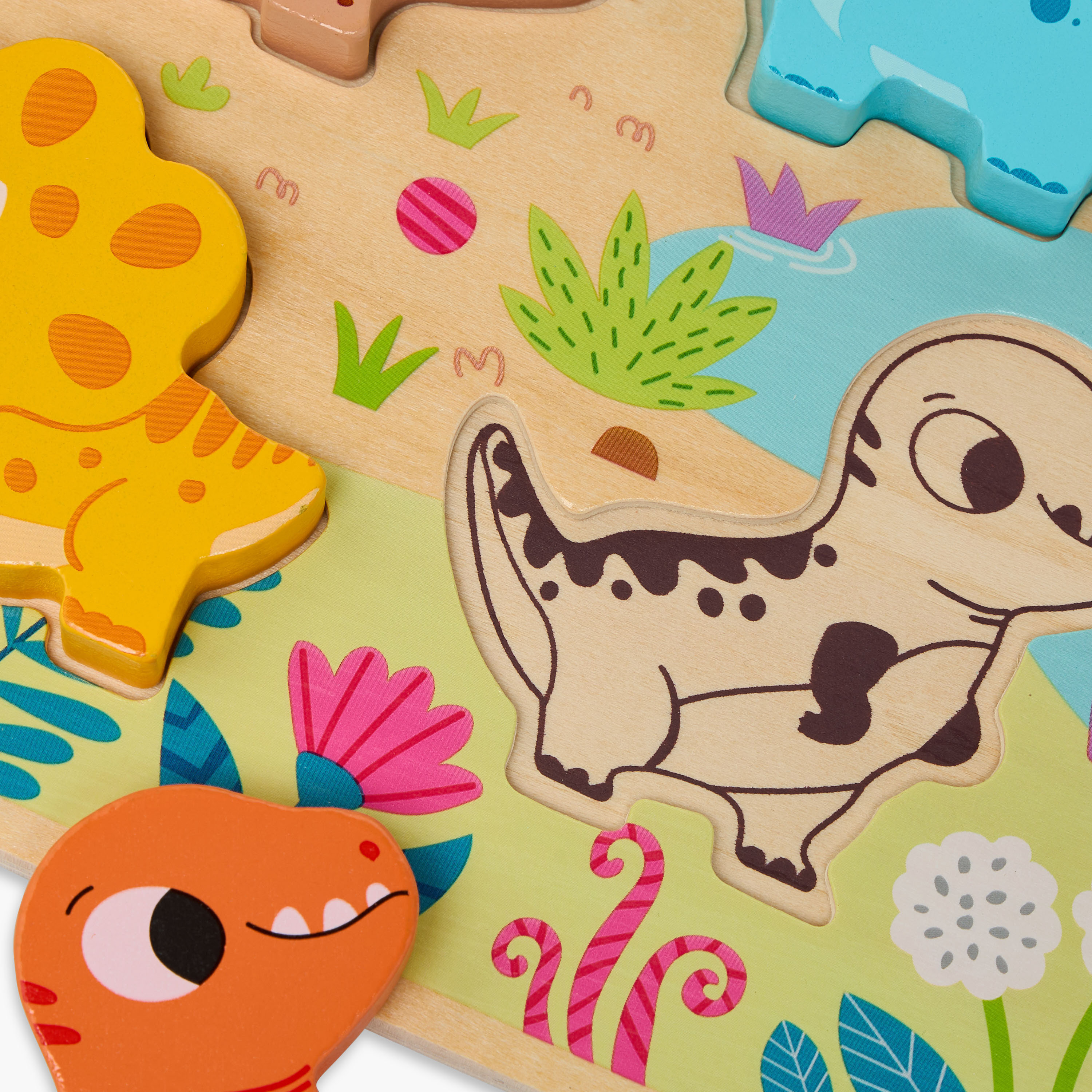 مجموعة بازل ديناصورات من جونيورز-toys-indoortoys-puzzles-image-6