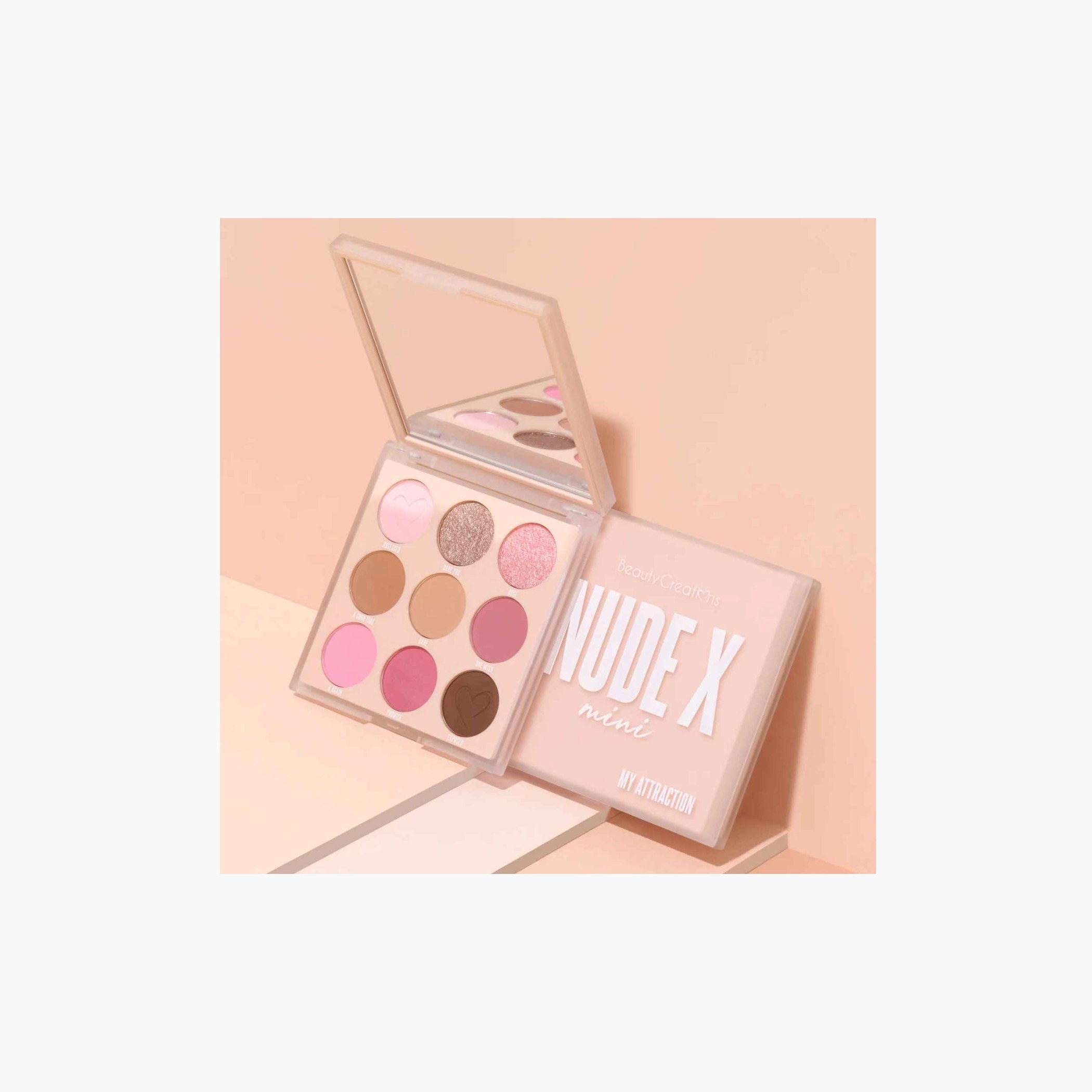 Beauty Creations Nude X 9-Colour Mini My Attractive Eyeshadow Palette-beautyandpersonalcare-makeup-eyes-eyeshadows-image-2