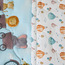 طقم لحاف ووسادة بطبعات حيوانات قطعتين من جونيورز-baby-nursery-babybedding-image-4
