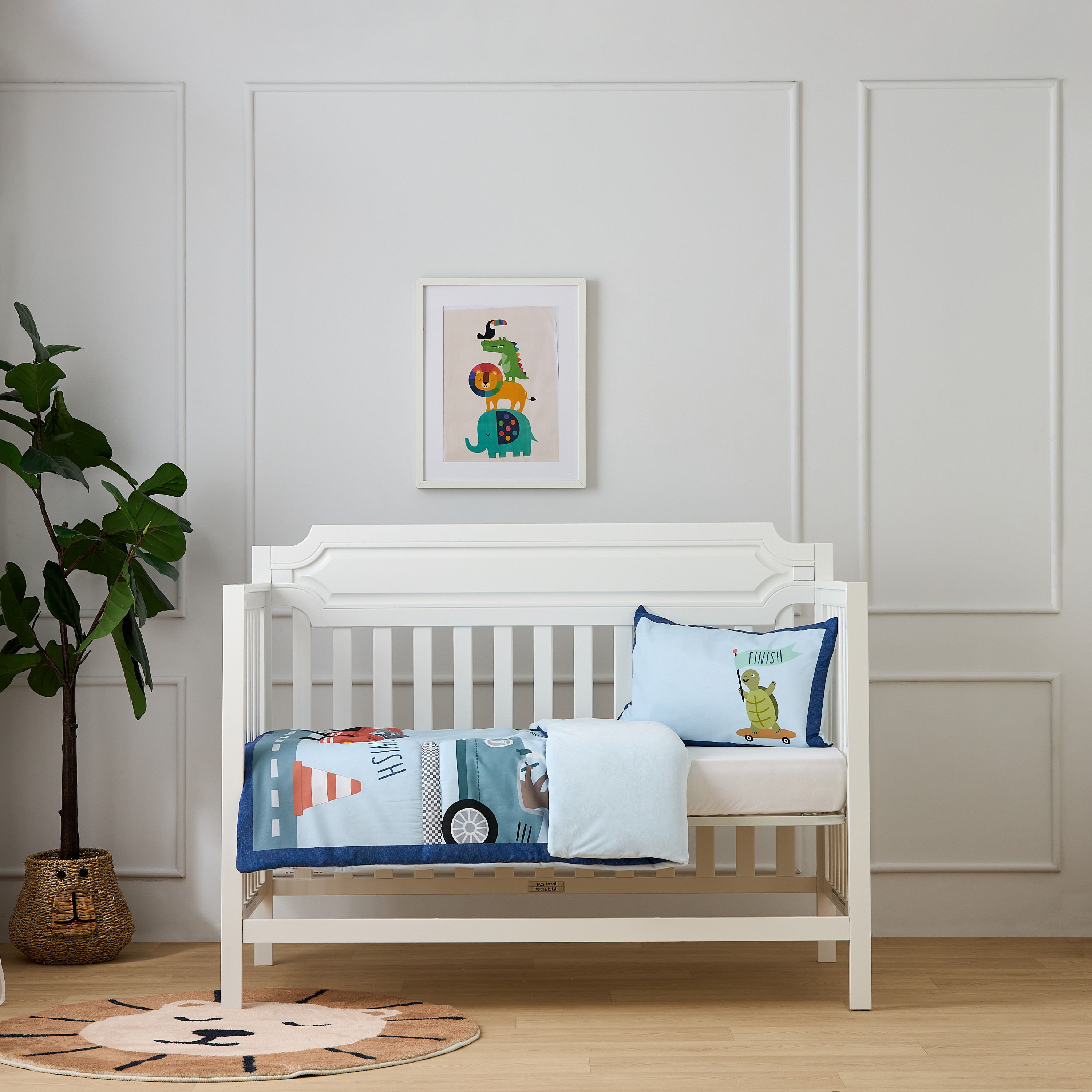 Juniors 2-Piece Car Print Comforter and Pillow Set-baby-nursery-babybedding-image-2