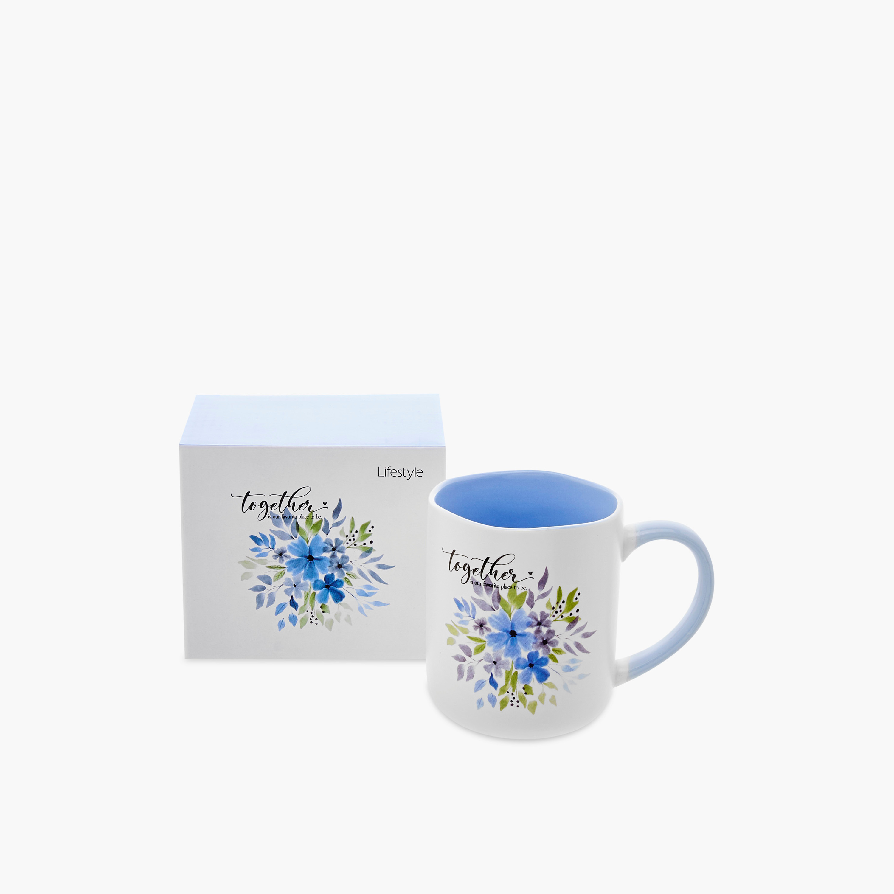 Floral Print New Bone China Mug with Handle - 380 ml-household-dining-teaandcoffee-mugsandcups-image-2