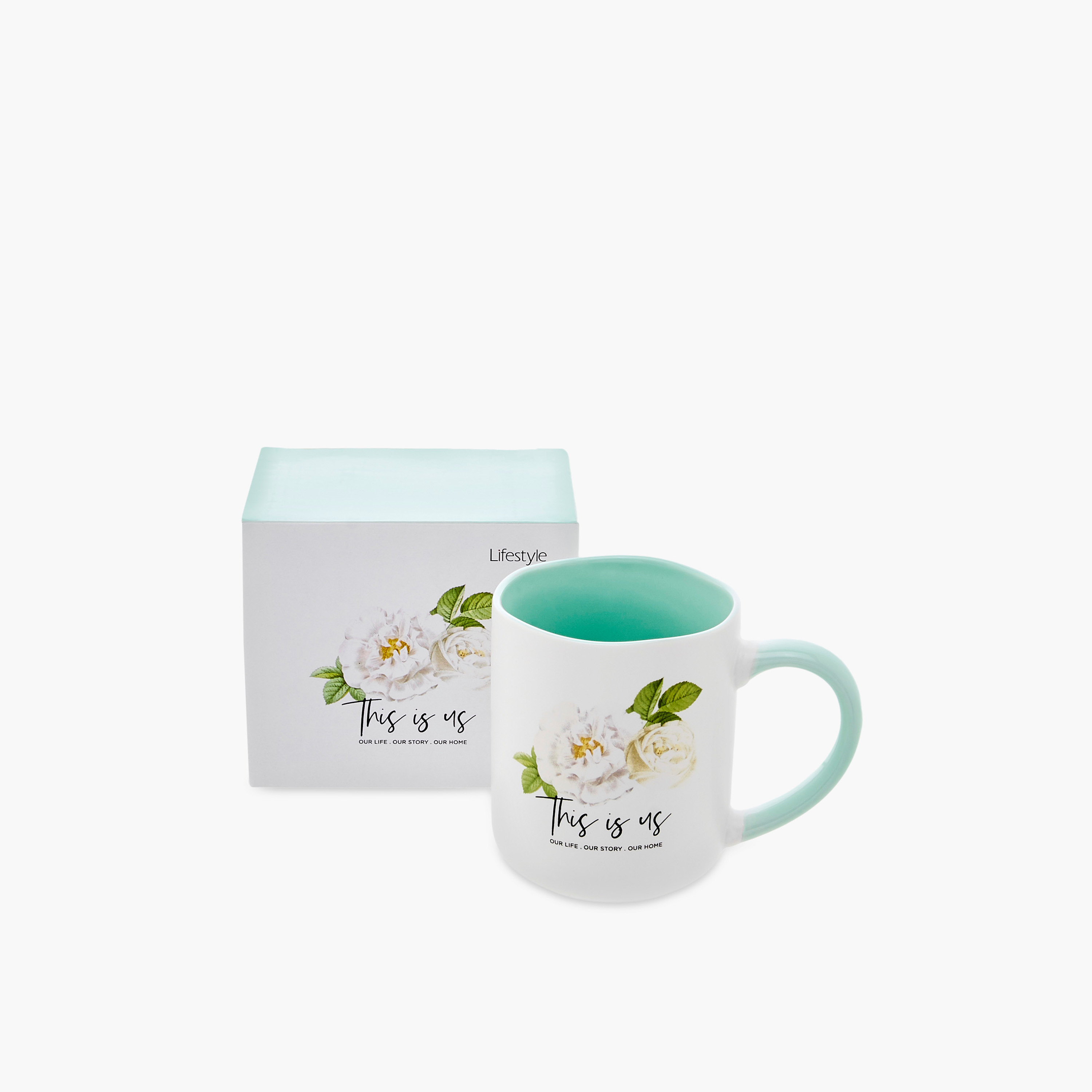 Floral Print New Bone China Mug with Handle - 380 ml-household-dining-teaandcoffee-mugsandcups-image-4