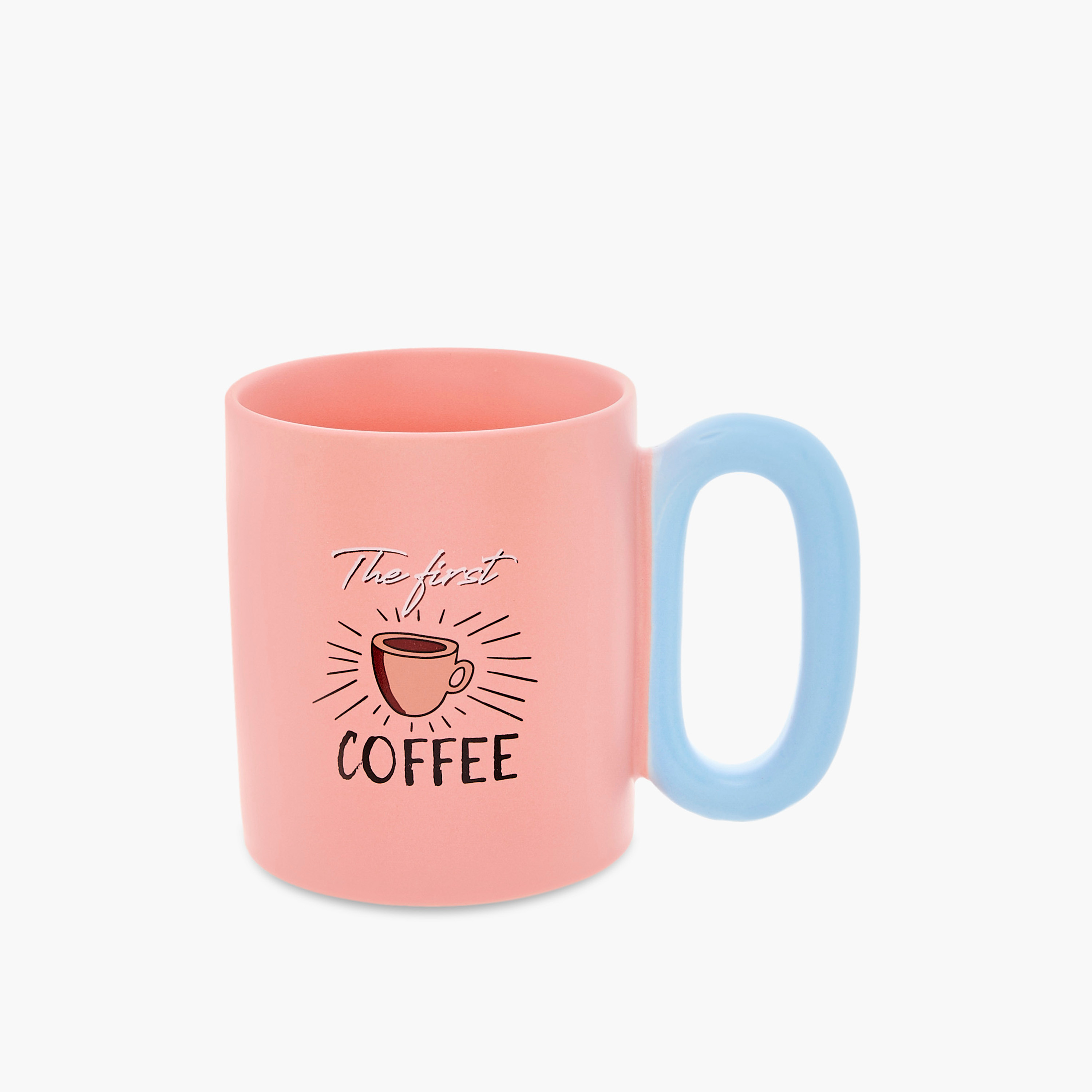 Coffee Print New Bone China Mug with Handle - 340 ml-household-dining-teaandcoffee-mugsandcups-image-1
