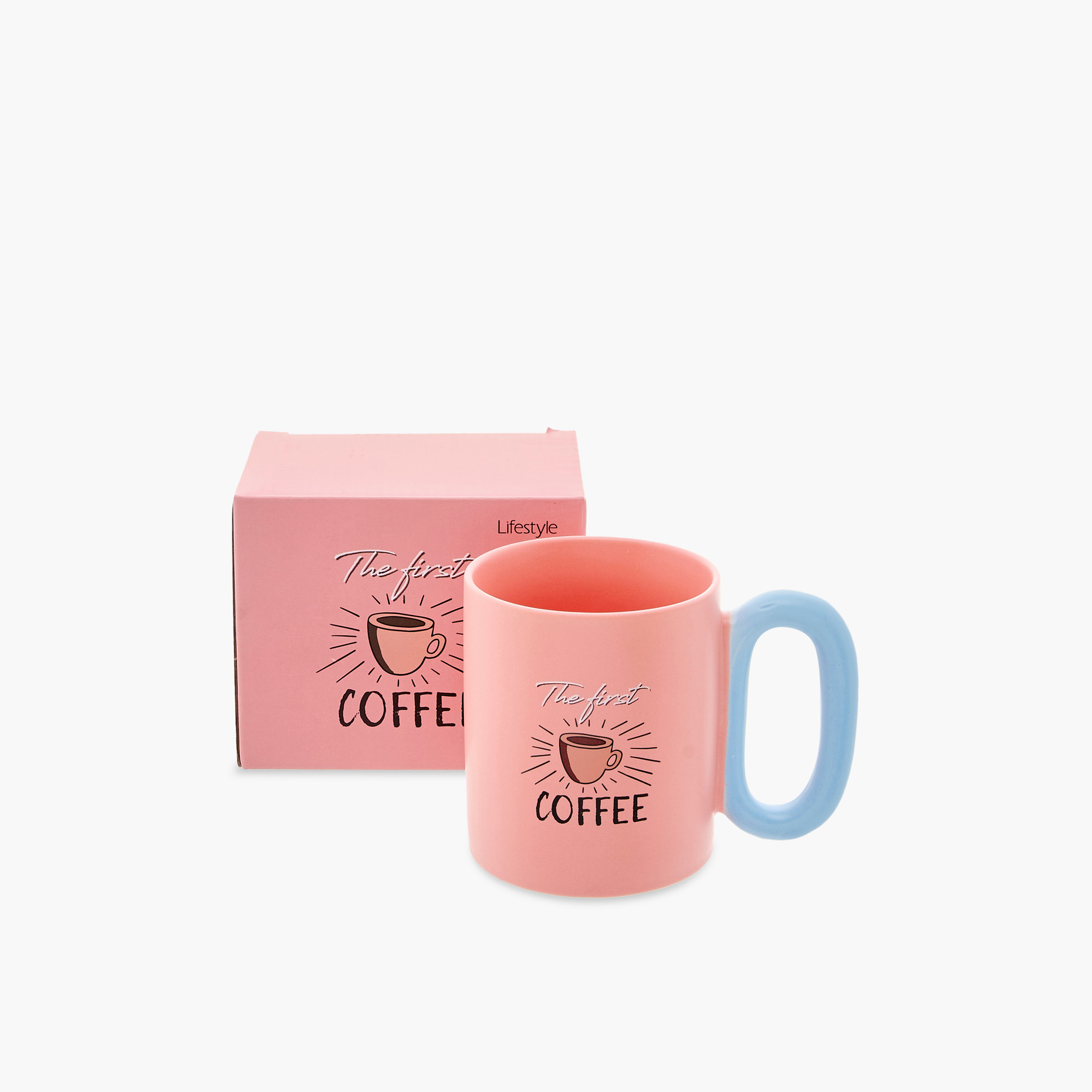 Coffee Print New Bone China Mug with Handle - 340 ml-household-dining-teaandcoffee-mugsandcups-image-4