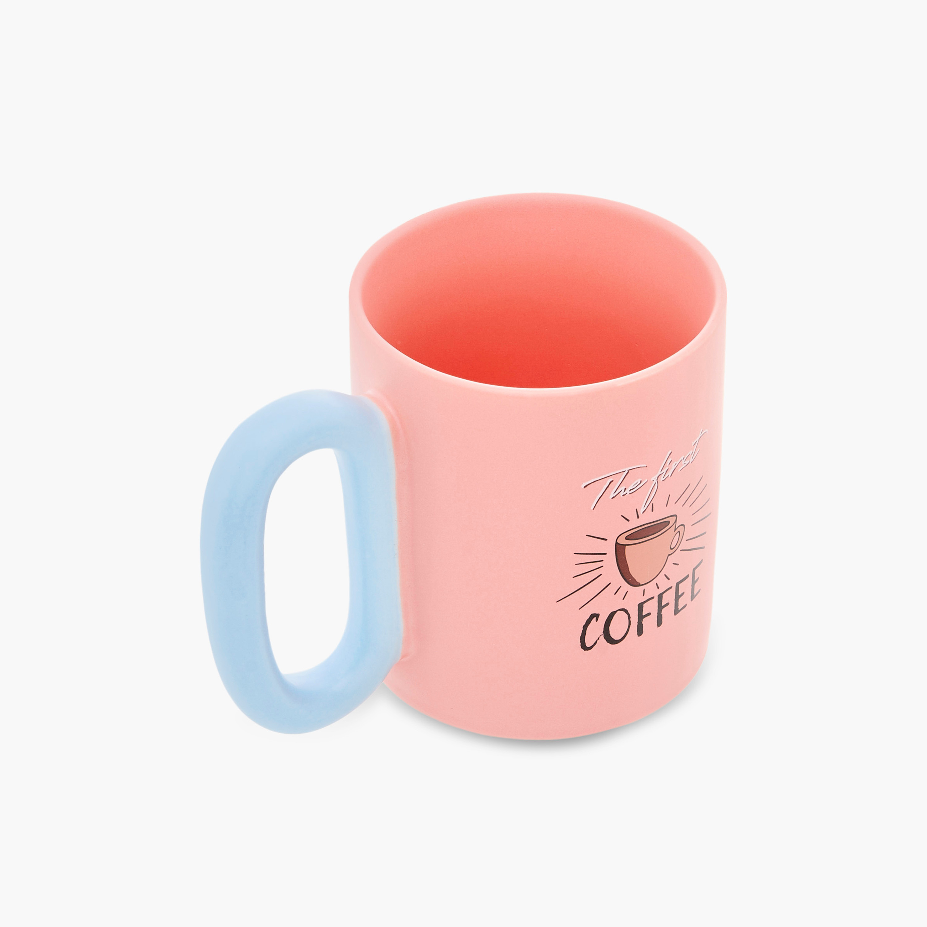 Coffee Print New Bone China Mug with Handle - 340 ml-household-dining-teaandcoffee-mugsandcups-image-2
