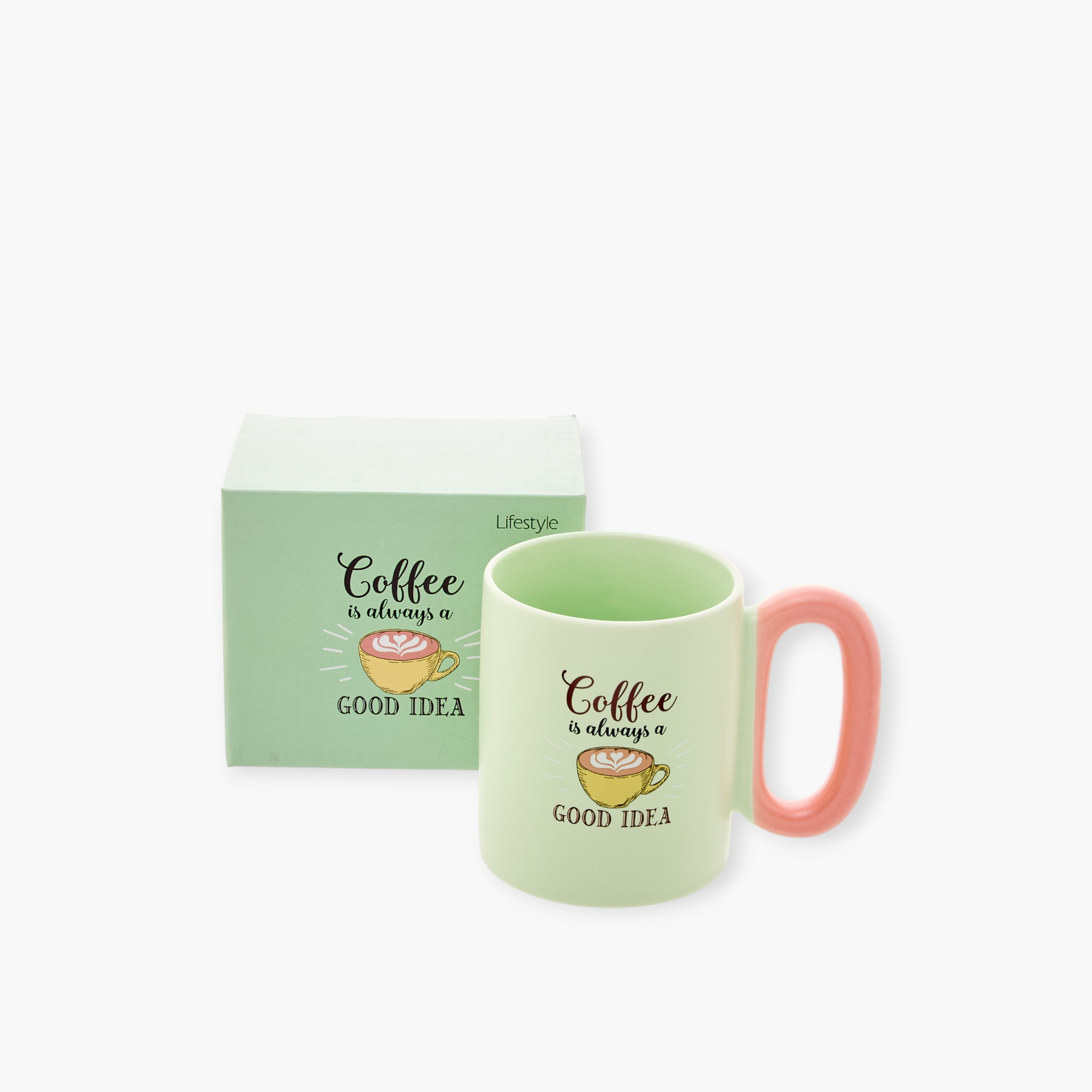Coffee Print New Bone China Mug with Handle - 340 ml-household-dining-teaandcoffee-mugsandcups-image-4