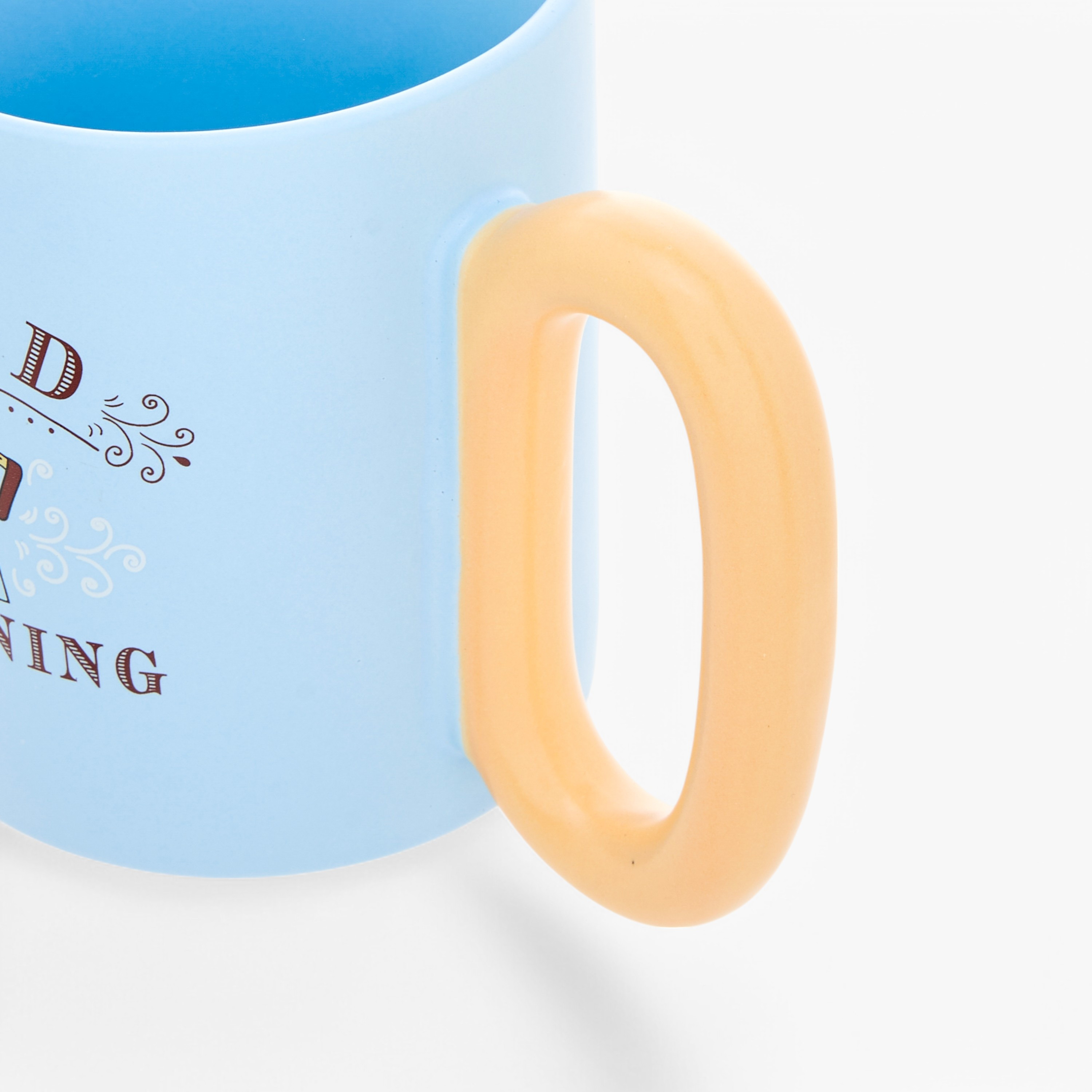 Good Morning Print New Bone China Mug with Handle - 340 ml-household-dining-teaandcoffee-mugsandcups-image-3