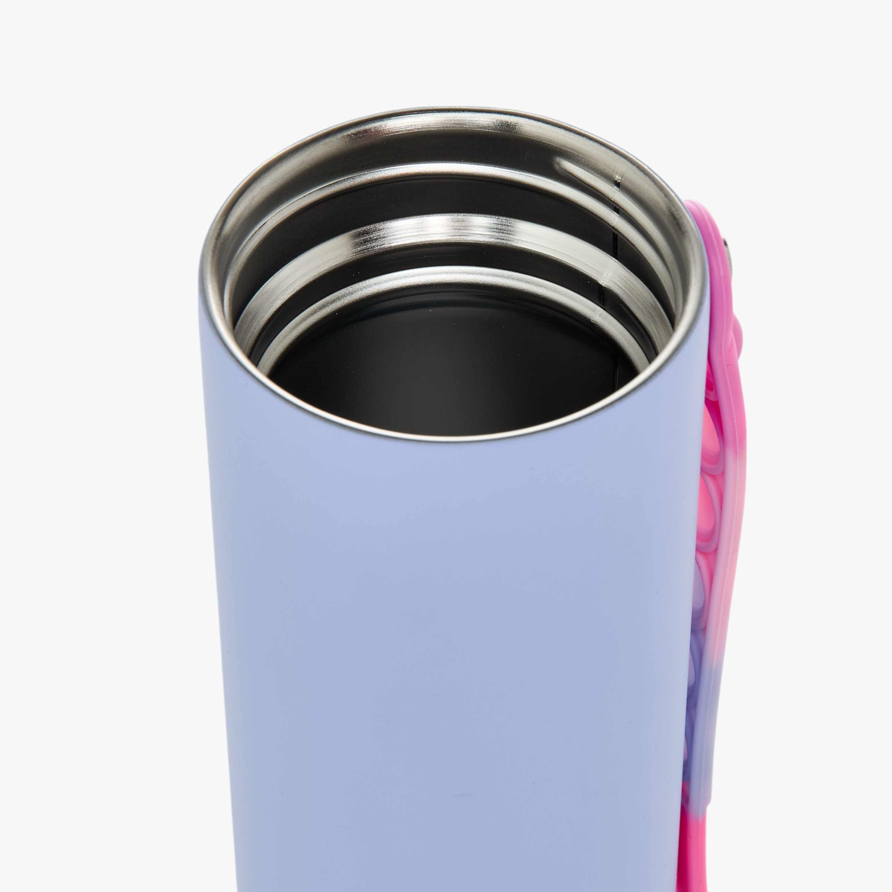 Tie-Dye Print Stainless Steel Insulated Water Bottle with Pop It Strap - 414 ml-school-waterbottles-image-8