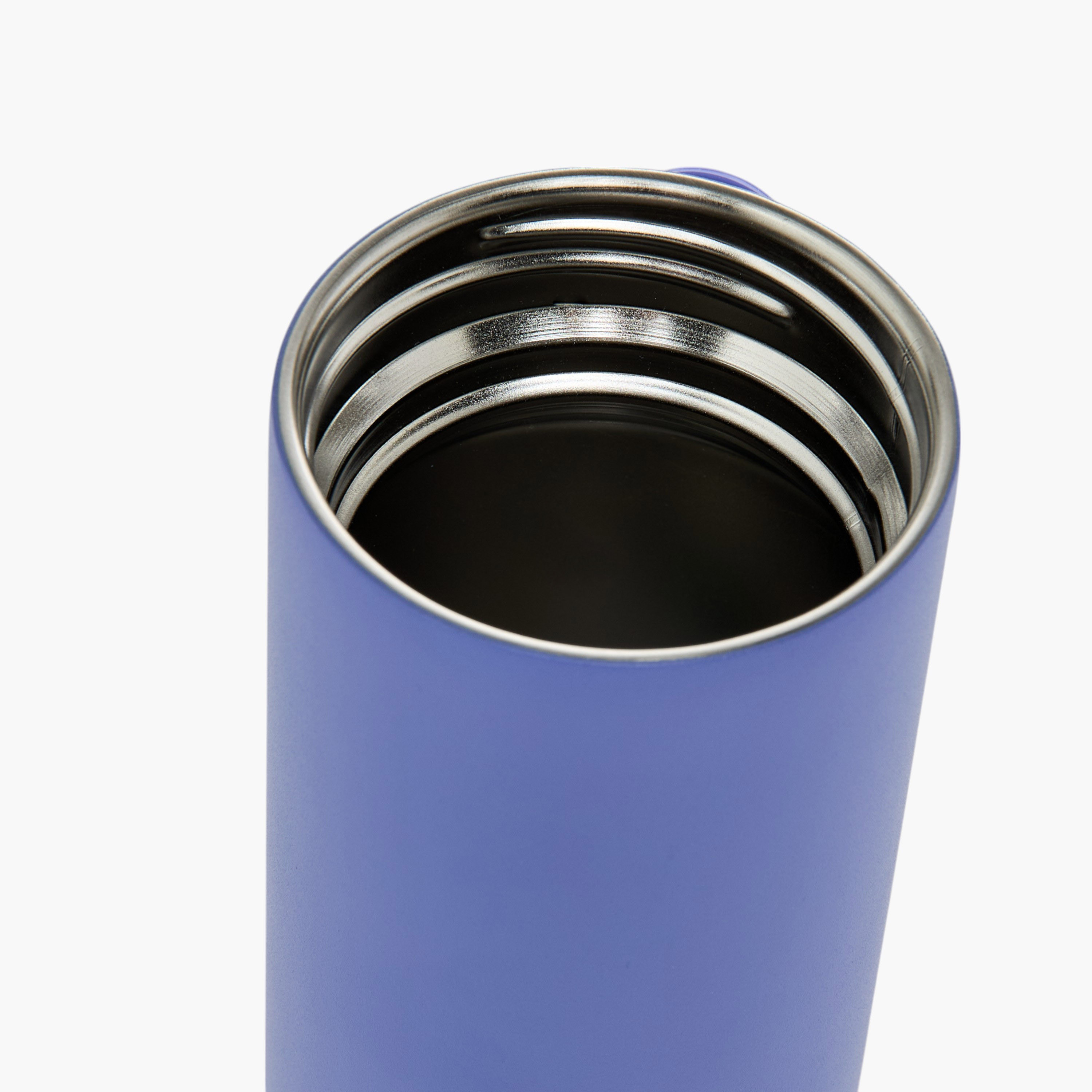 قارورة مياه ستانلس ستيل سادة عازلة للحرارة بمقبض ودلاية - 414 مل-school-waterbottles-image-7