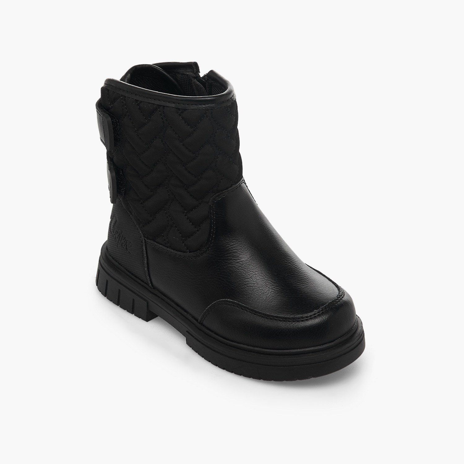 Lee Cooper Girls Quilted Ankle Boots-girls-shoes-boots-image-2