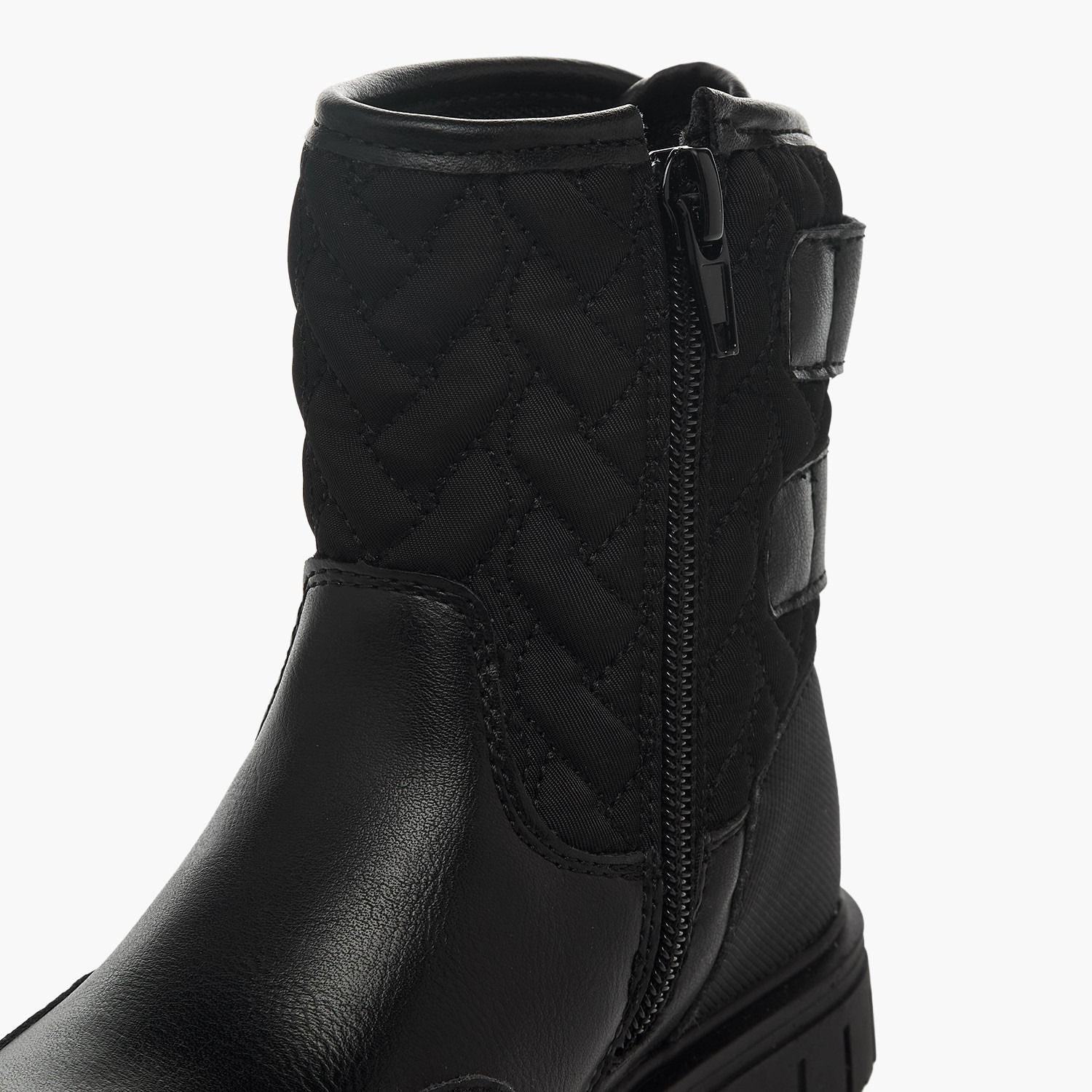 Lee Cooper Girls Quilted Ankle Boots-girls-shoes-boots-image-4