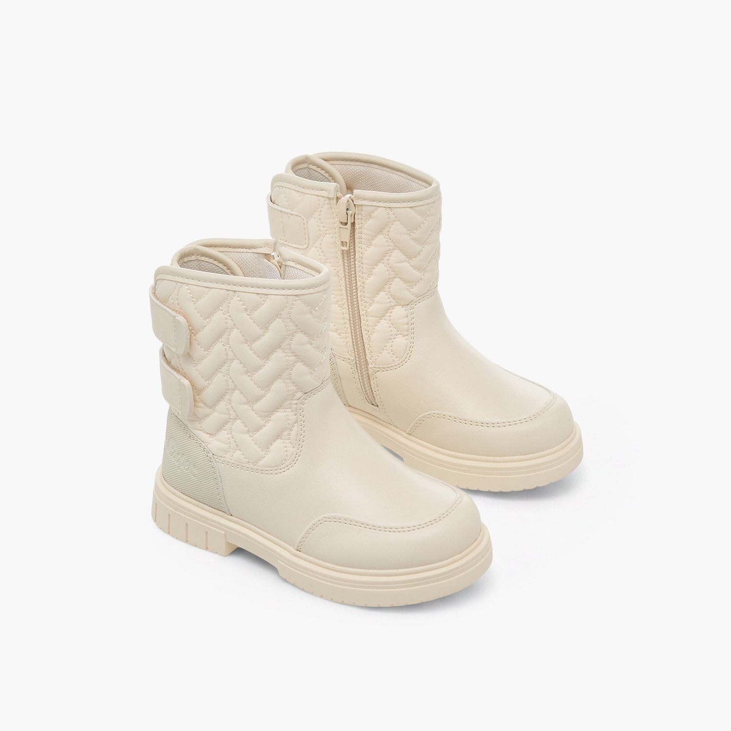 Lee Cooper Girls Quilted Ankle Boots-girls-shoes-boots-image-1
