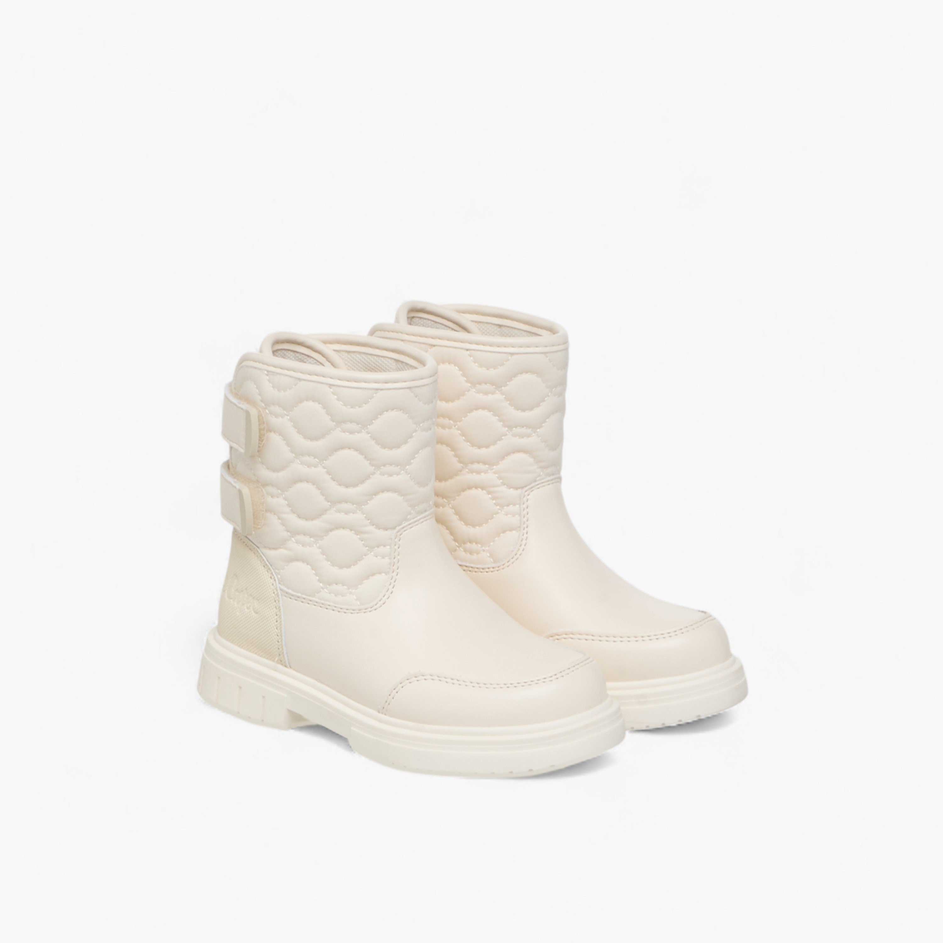 بوت بطول الكاحل مبطن بشريط إغلاق لاصق من لي كوبر-girls-shoes-boots-image-1