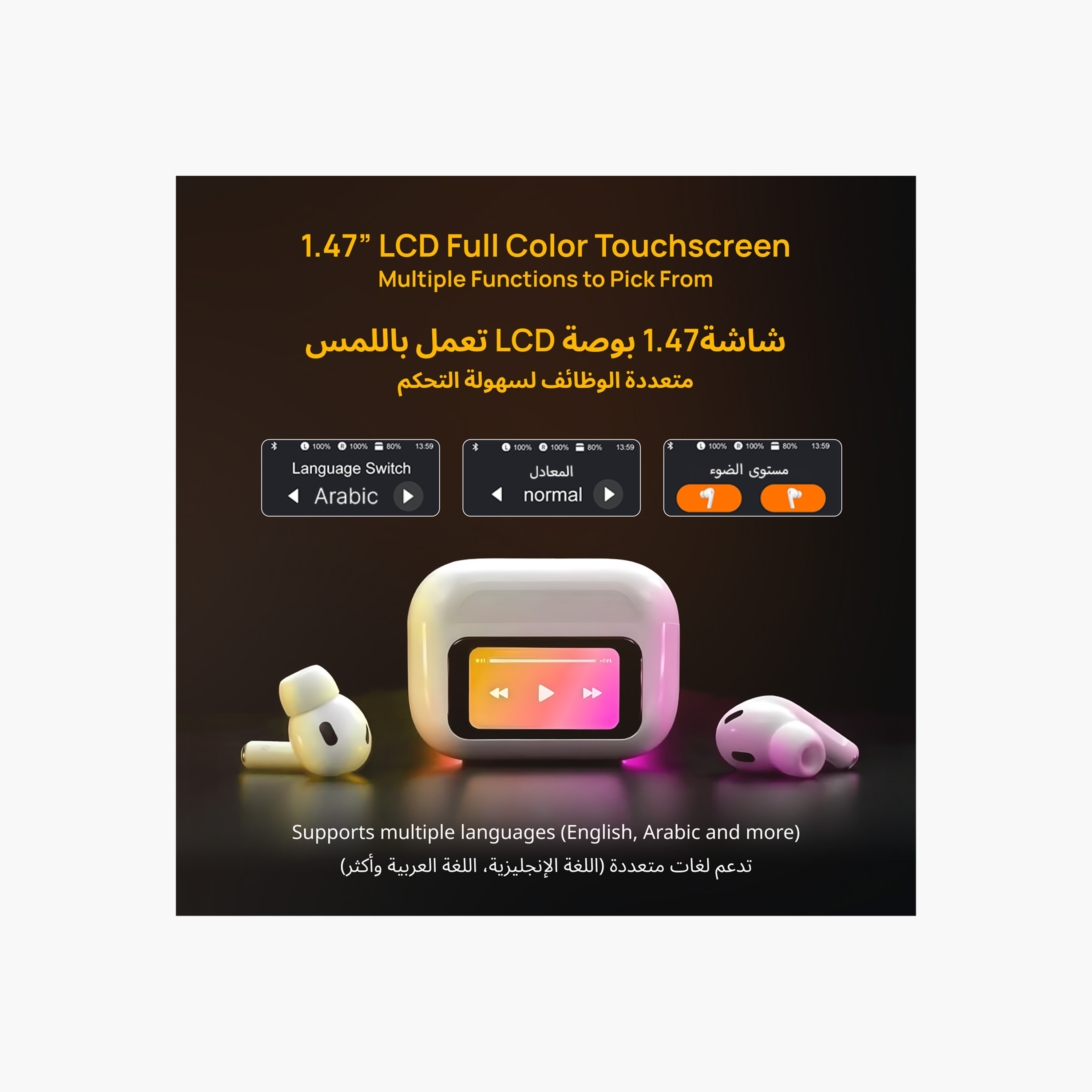 Touchmate LCD Wireless Earbuds-electronics-headphonesandearphones-image-3