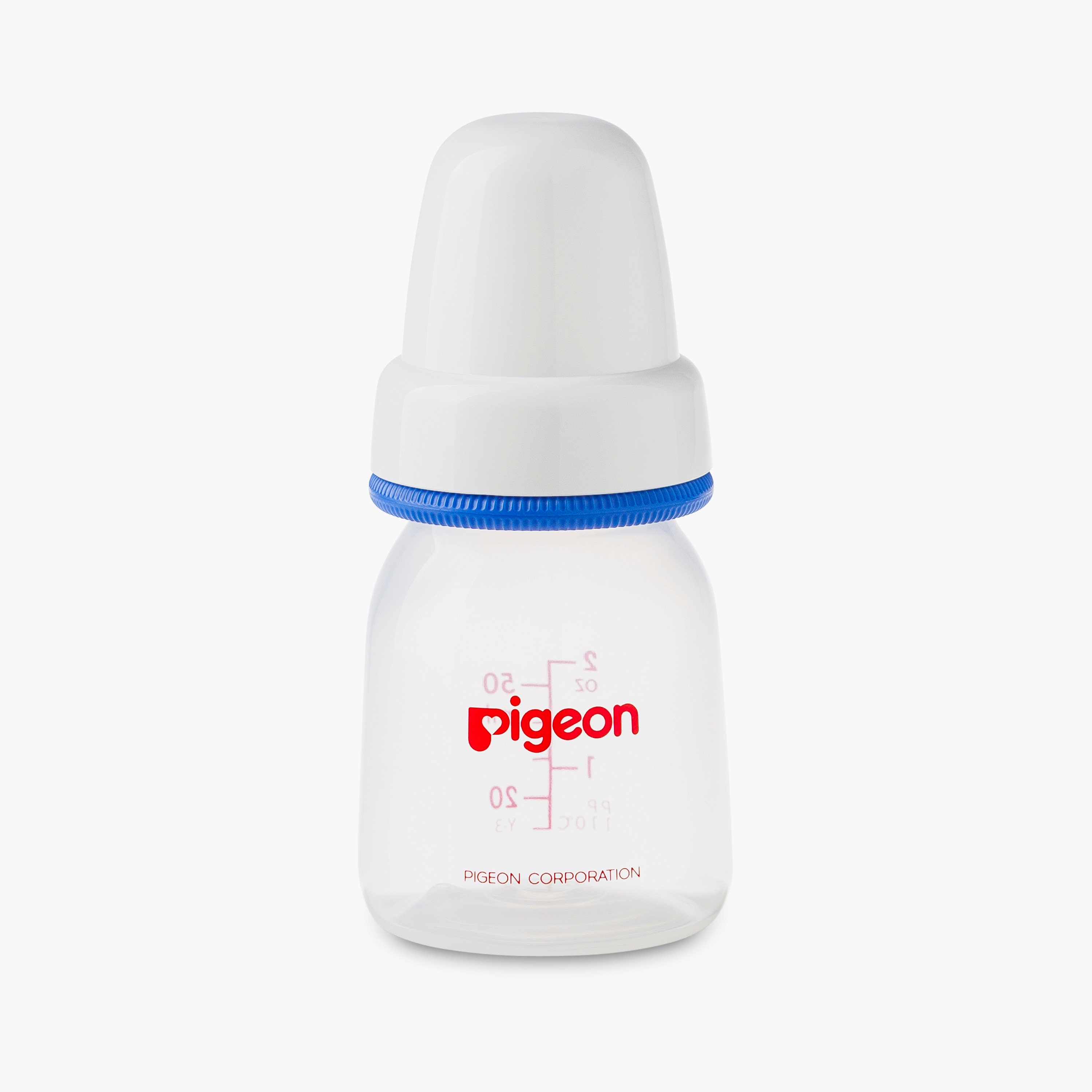 Pigeon Slim Neck Feeding Bottle with Cap - 50 ml-baby-feeding-feedingbottles-bottlesandteats-image-1