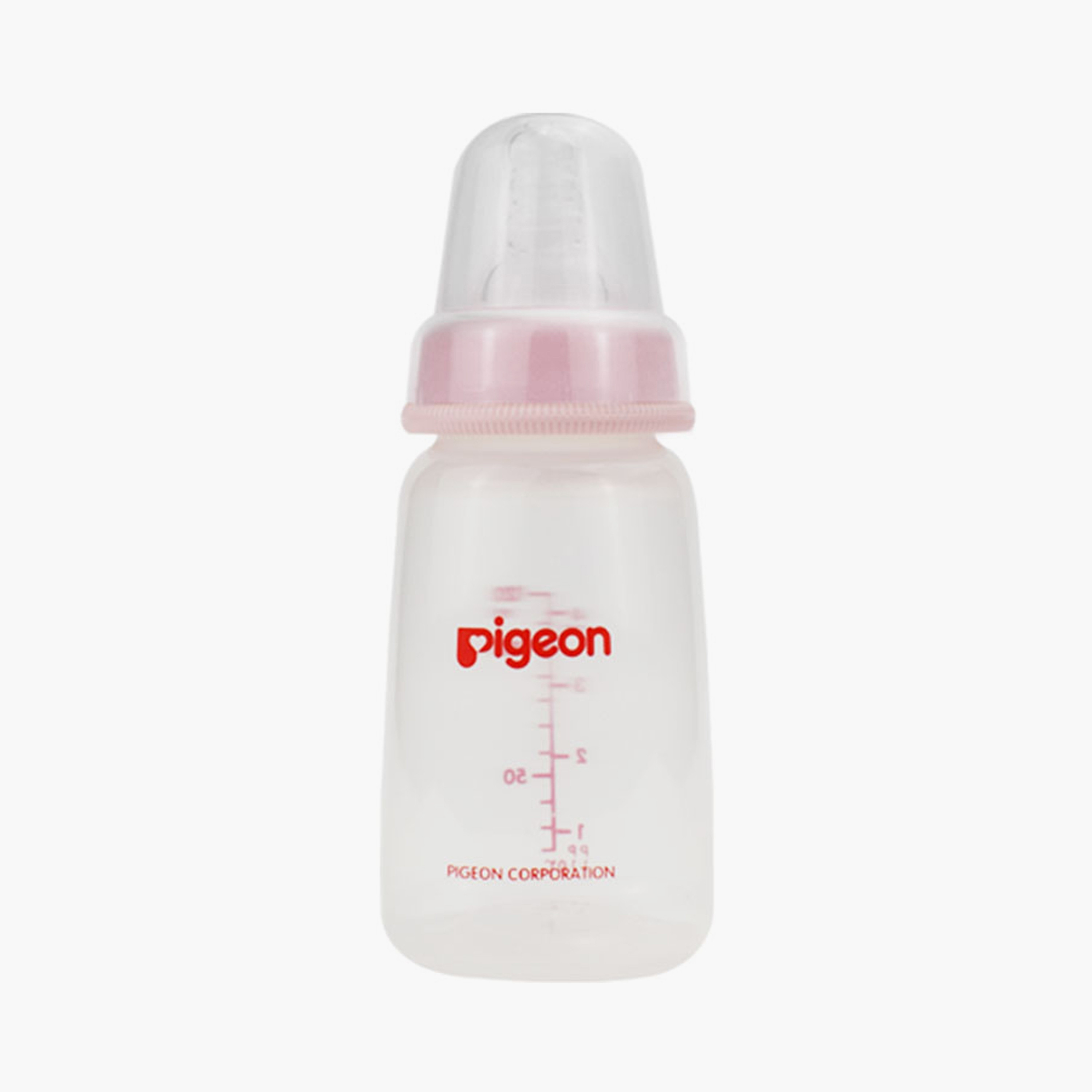 Pigeon Slim Neck Feeding Bottle with Clear Cap - 120 ml-baby-feeding-feedingbottles-bottlesandteats-image-1