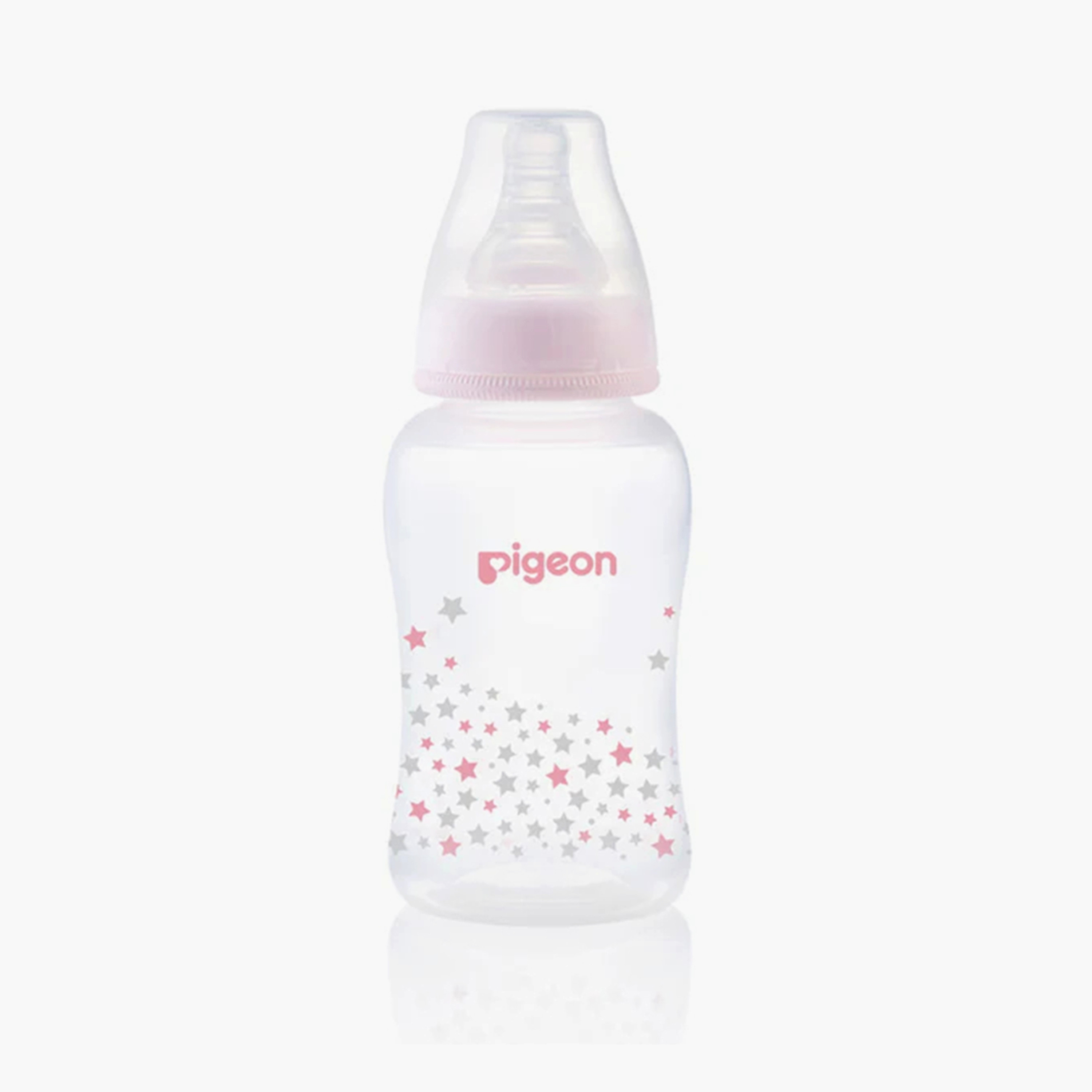 زجاجة رضاعة كريستالية مرنة ذات عنق رفيع من بيجون - نجمة - 150 مل-baby-feeding-feedingbottles-bottlesandteats-image-1