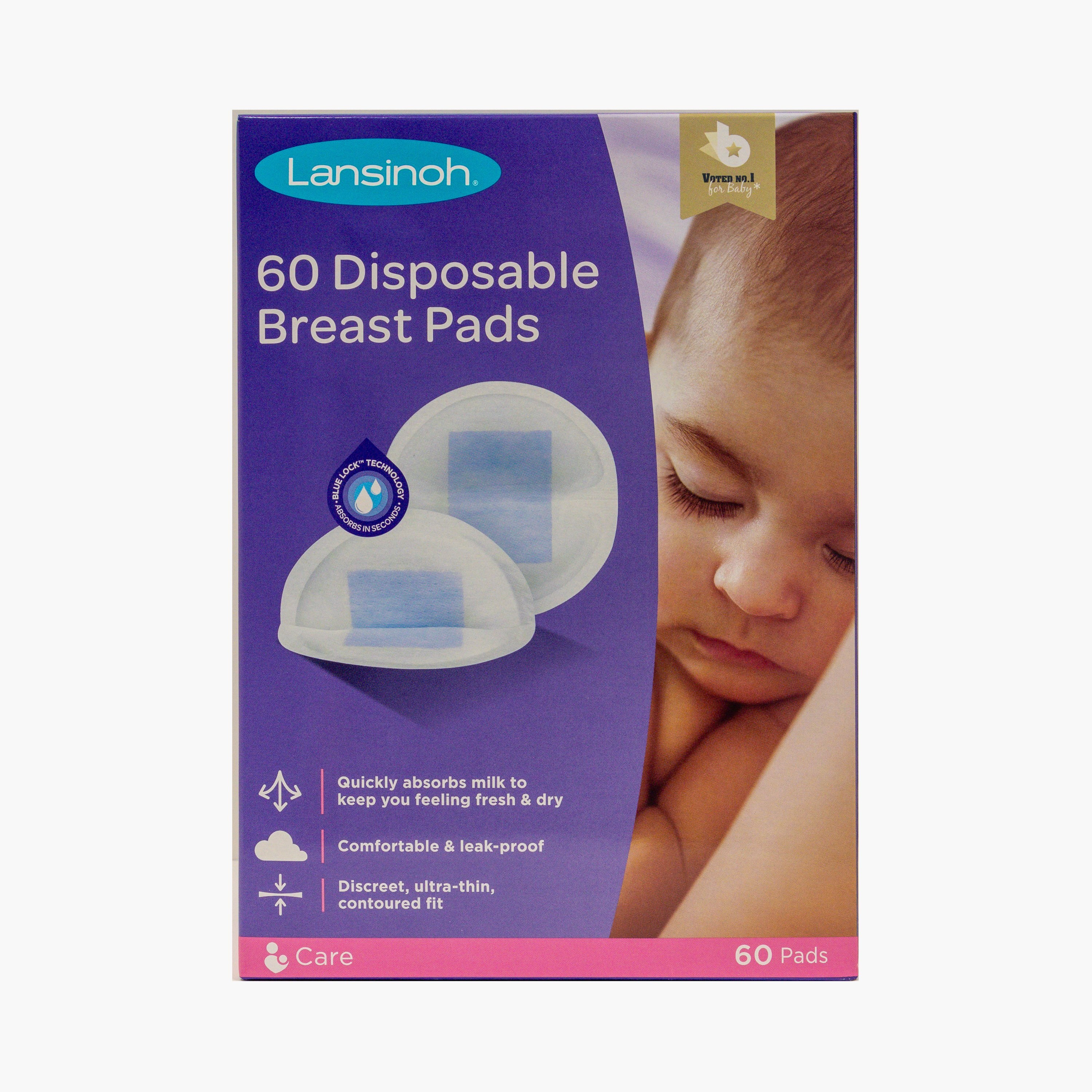 Lansinoh 60-Piece Disposable Nursing Pads-baby-feeding-breastfeedingandcare-image-1